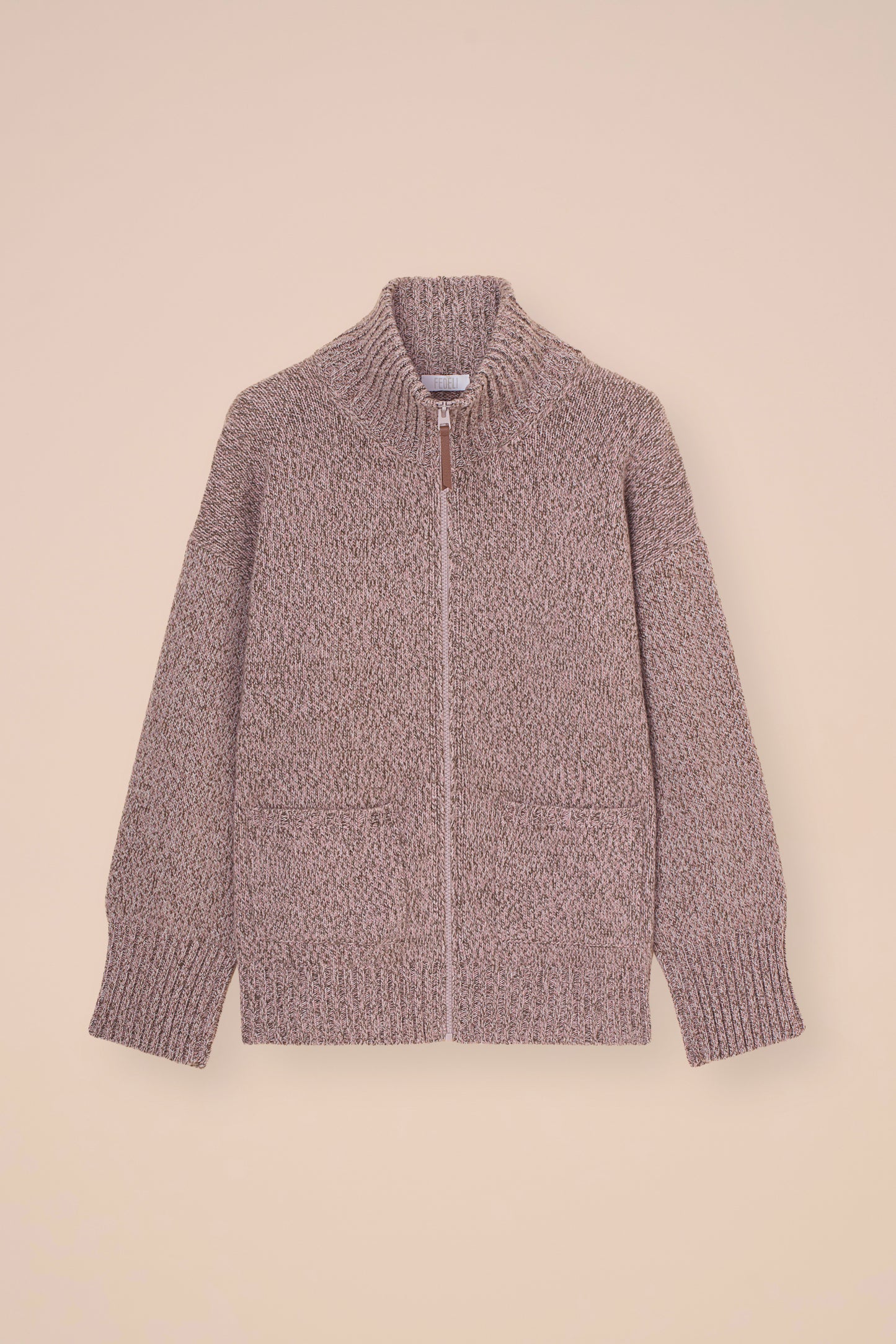 Edera bomber 4 colors in cashmere  - DUSTYPINK
