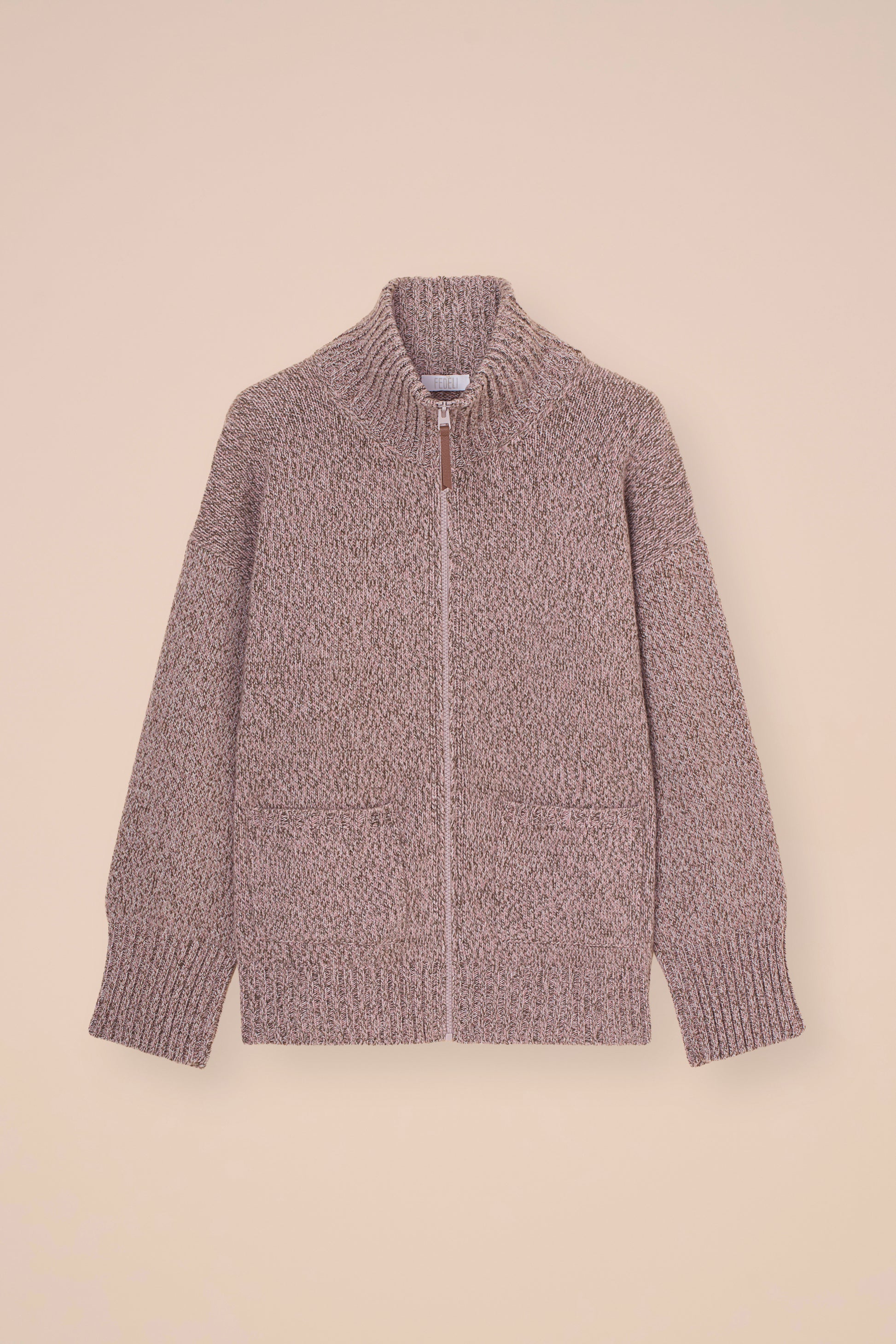 Edera bomber 4 colors in cashmere  - DUSTYPINK