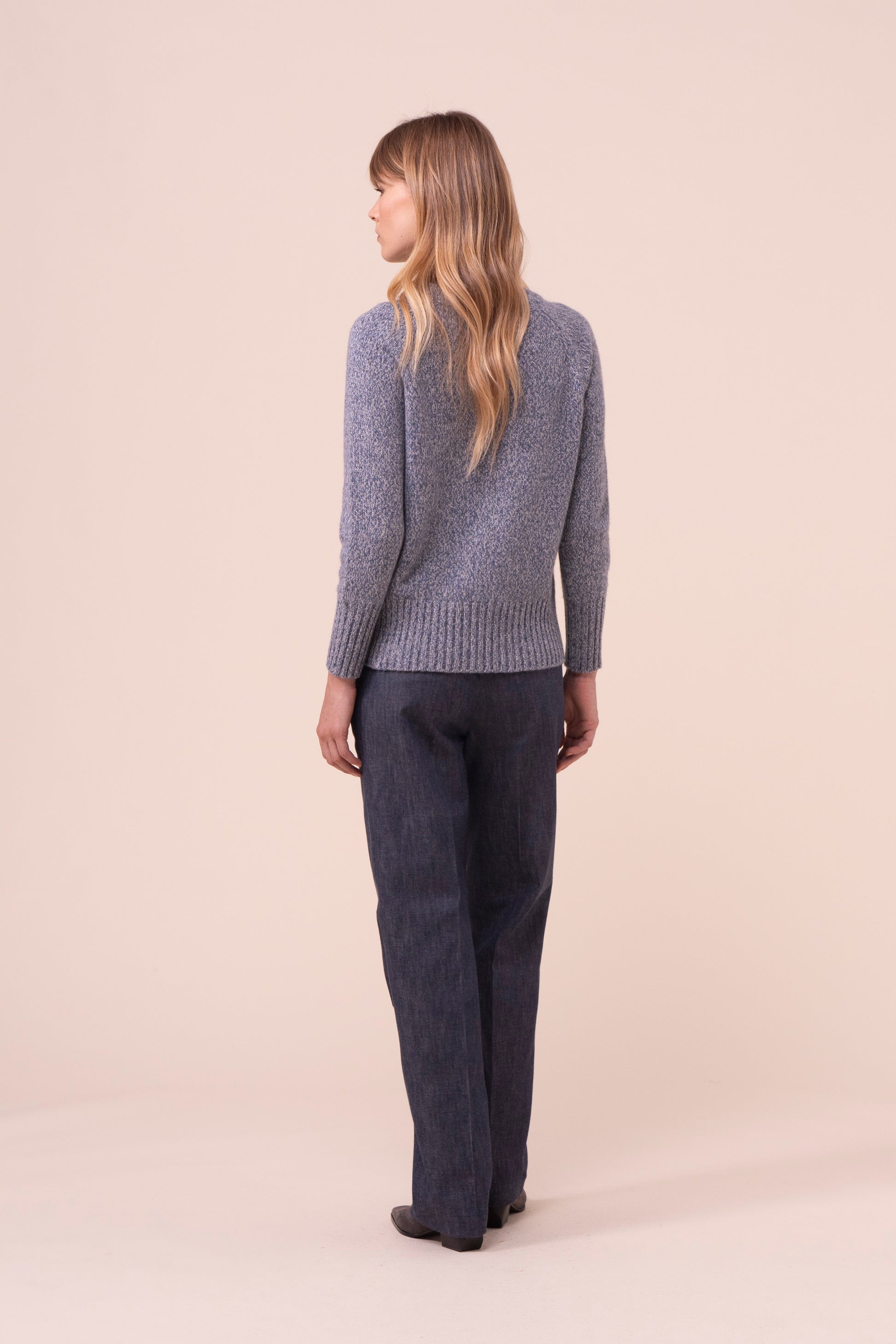 Argentina girocollo 4 colors in cashmere - LIGHTDENIM