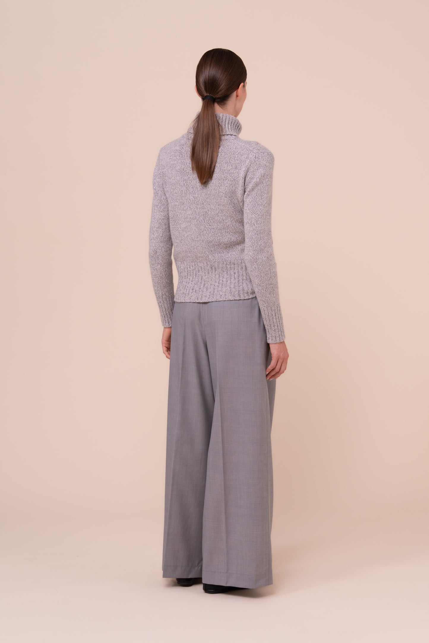 Edera 4 Colors Cashmere Turtleneck - GRAY