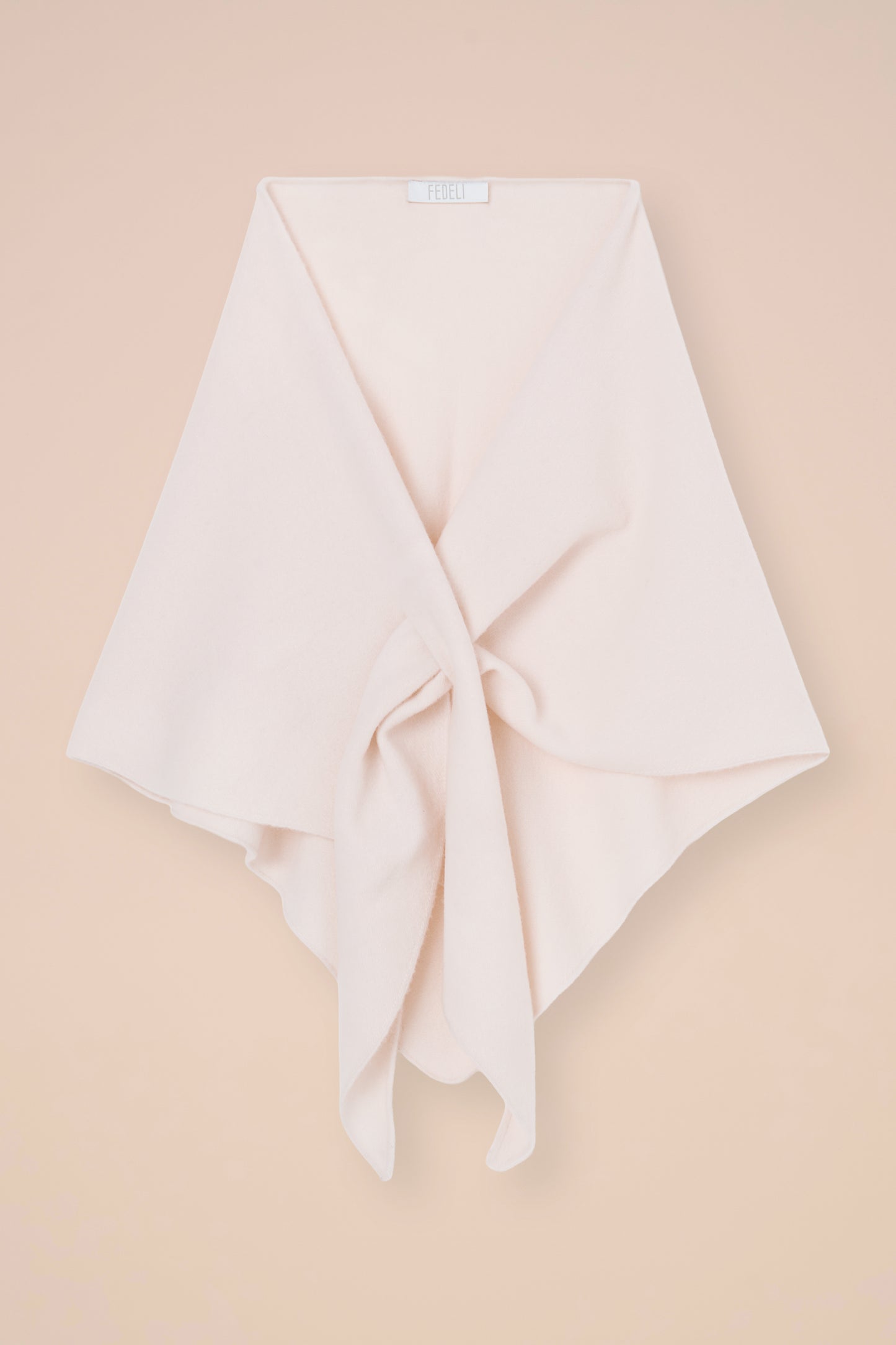 Melita sciarpa triangolare in lana Geelong  - GRAY