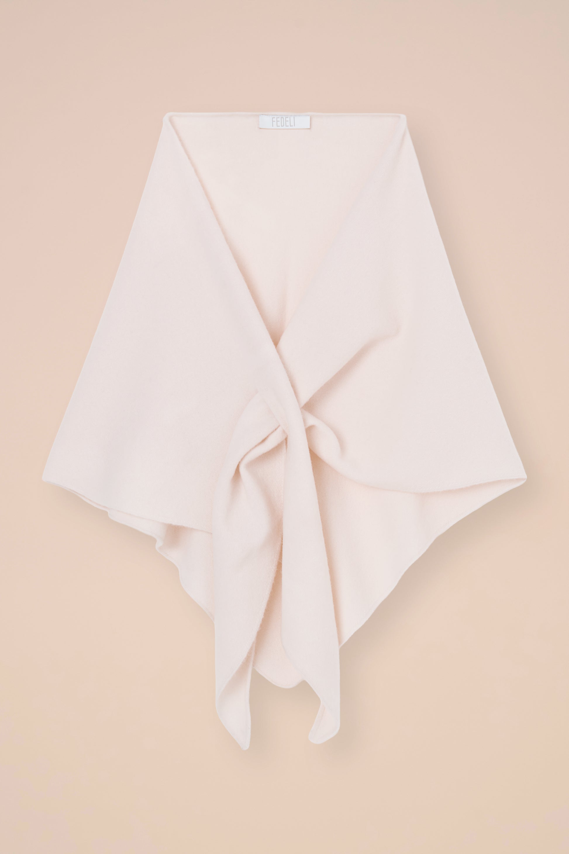 Melita sciarpa triangolare in lana Geelong  - GRAY