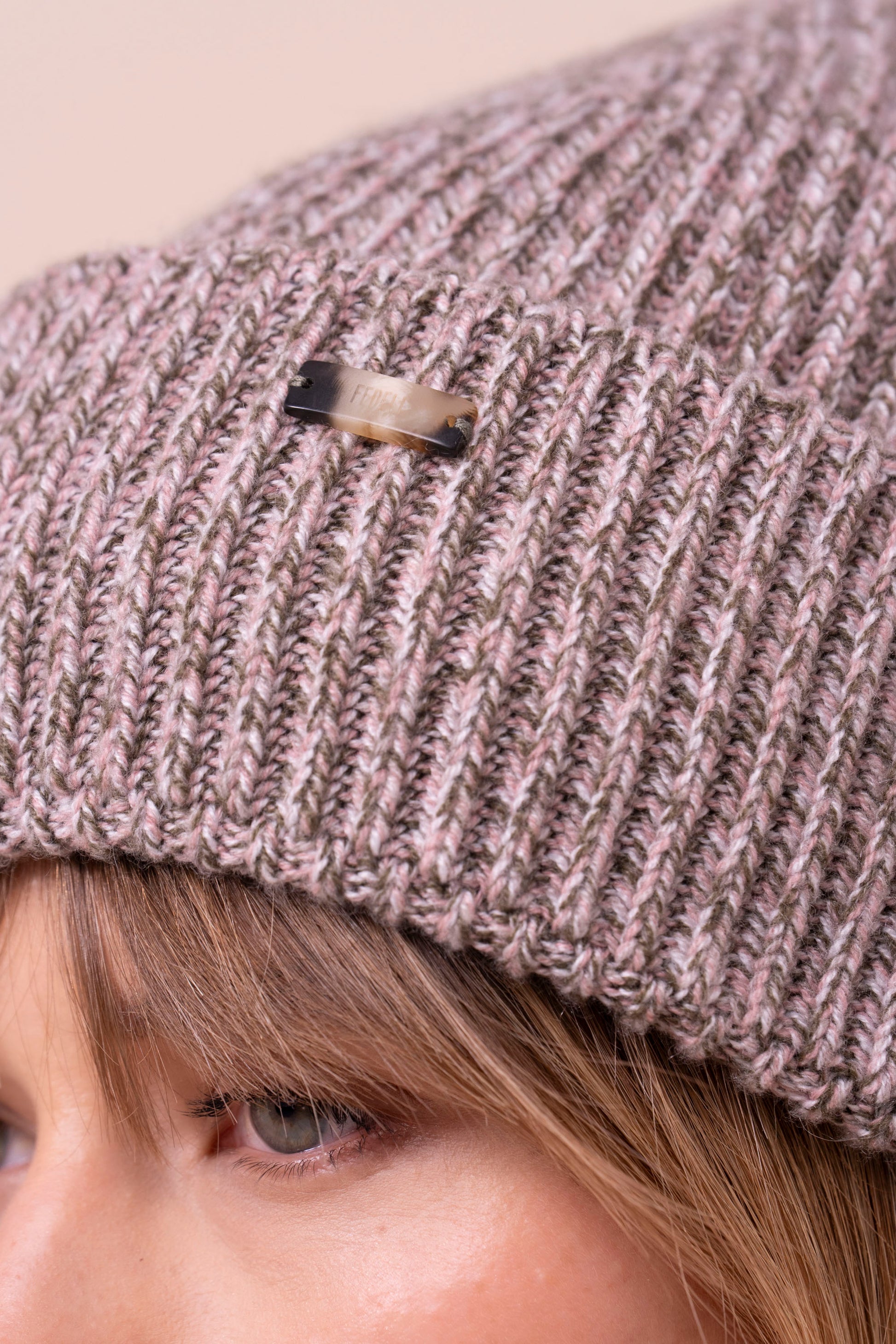 Norge berretto 4 colors in cashmere  - DUSTYPINK