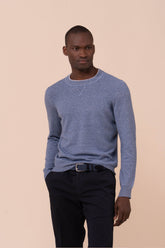 David Cashmere and Linen Sweater - Bicolor