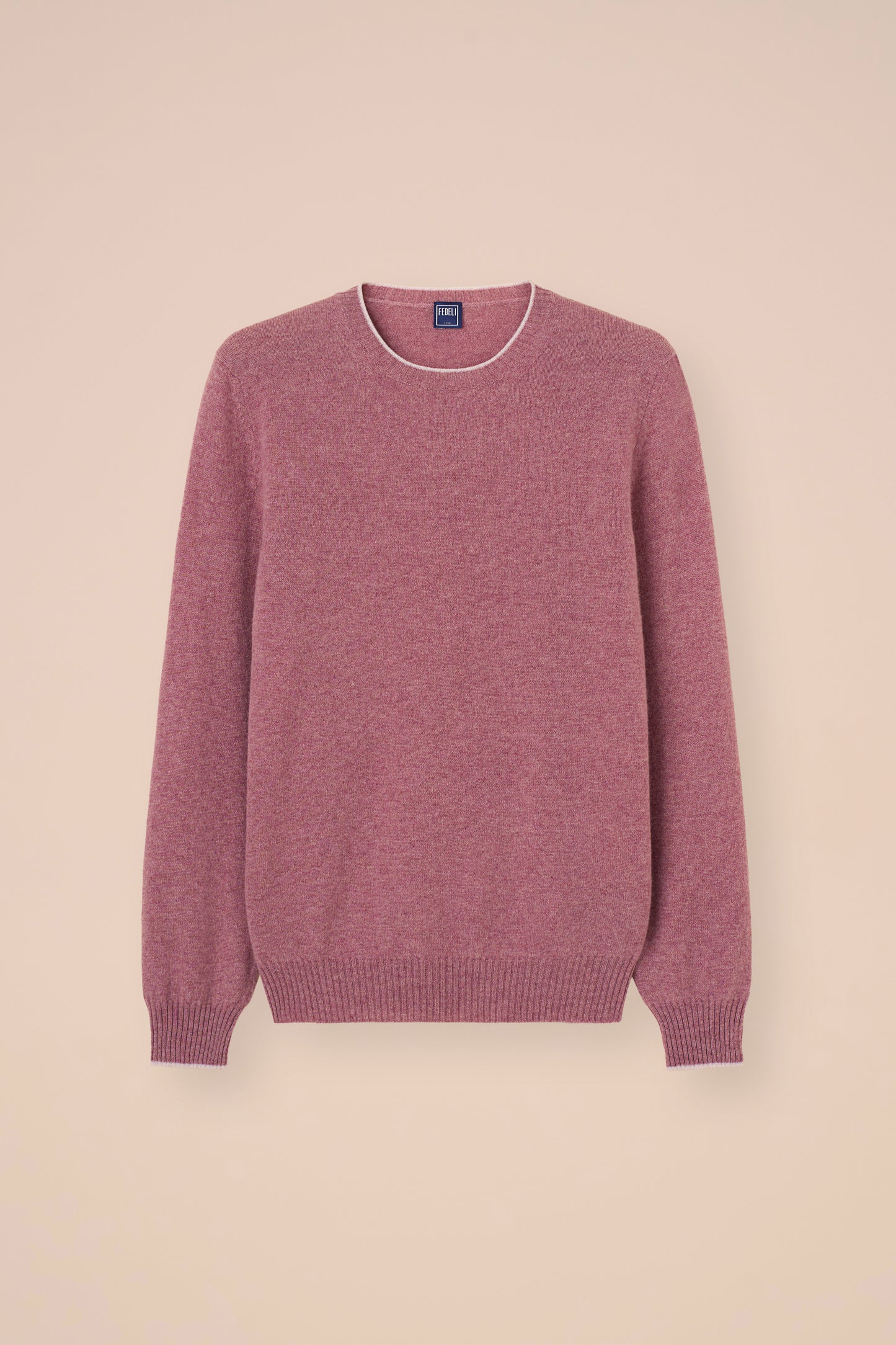Argentina Persia Cashmere Spring Crewneck - Bicolor - RASPBERRYMELANGE