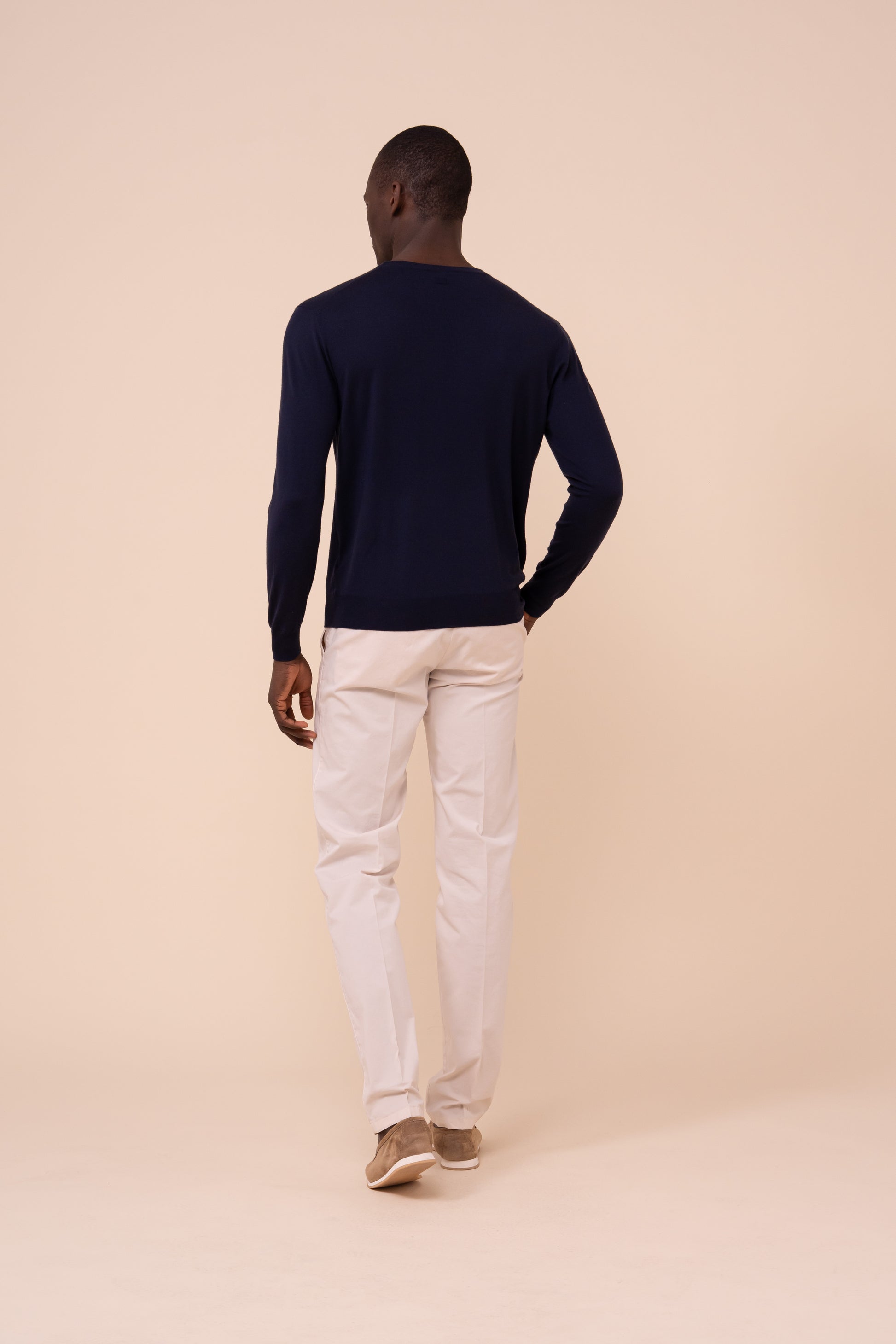 Argentina Helium Wool Crewneck - MIDNIGHTBLUE