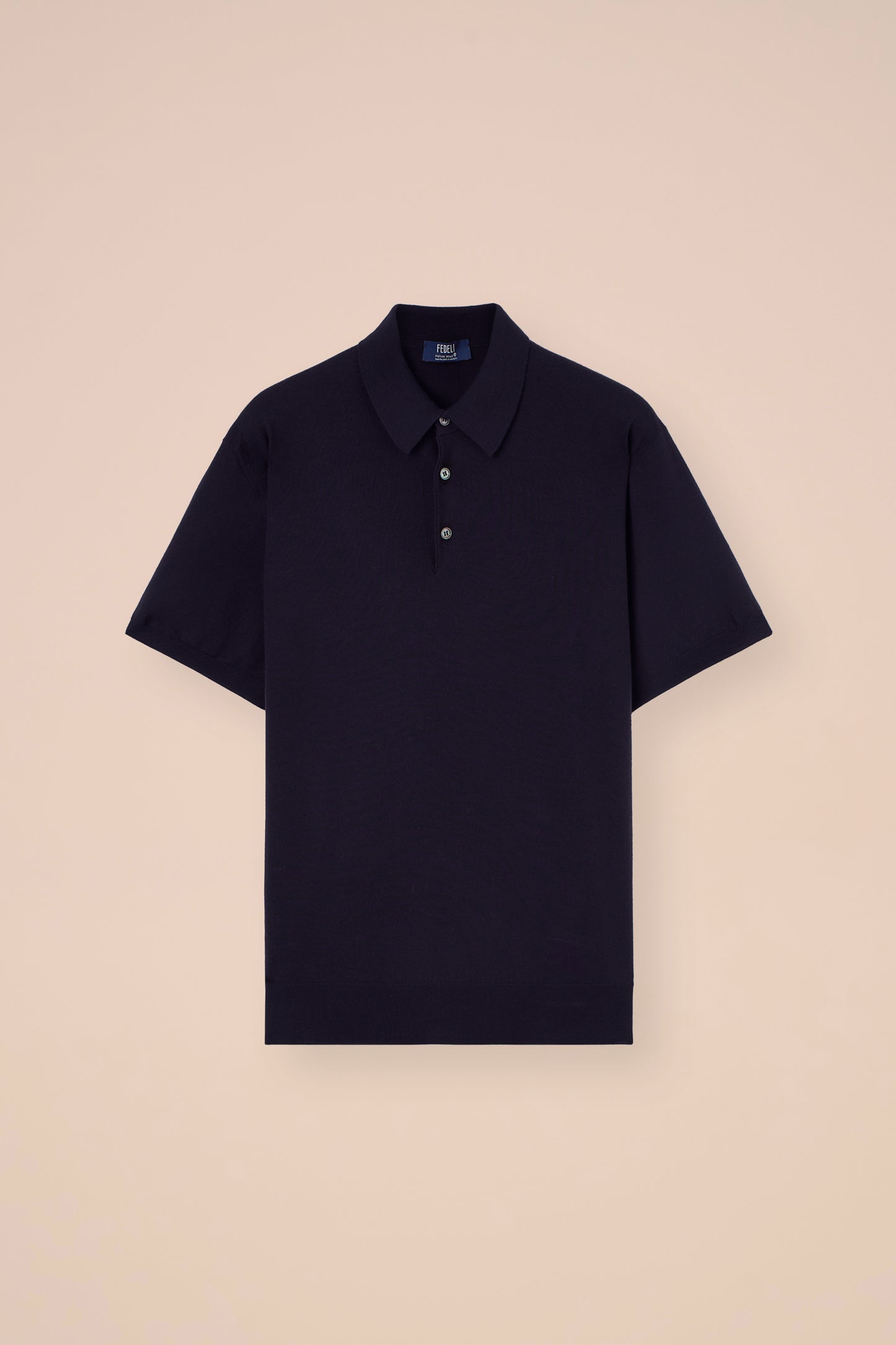Sportman Helium Wool Knit Polo - MIDNIGHTBLUE