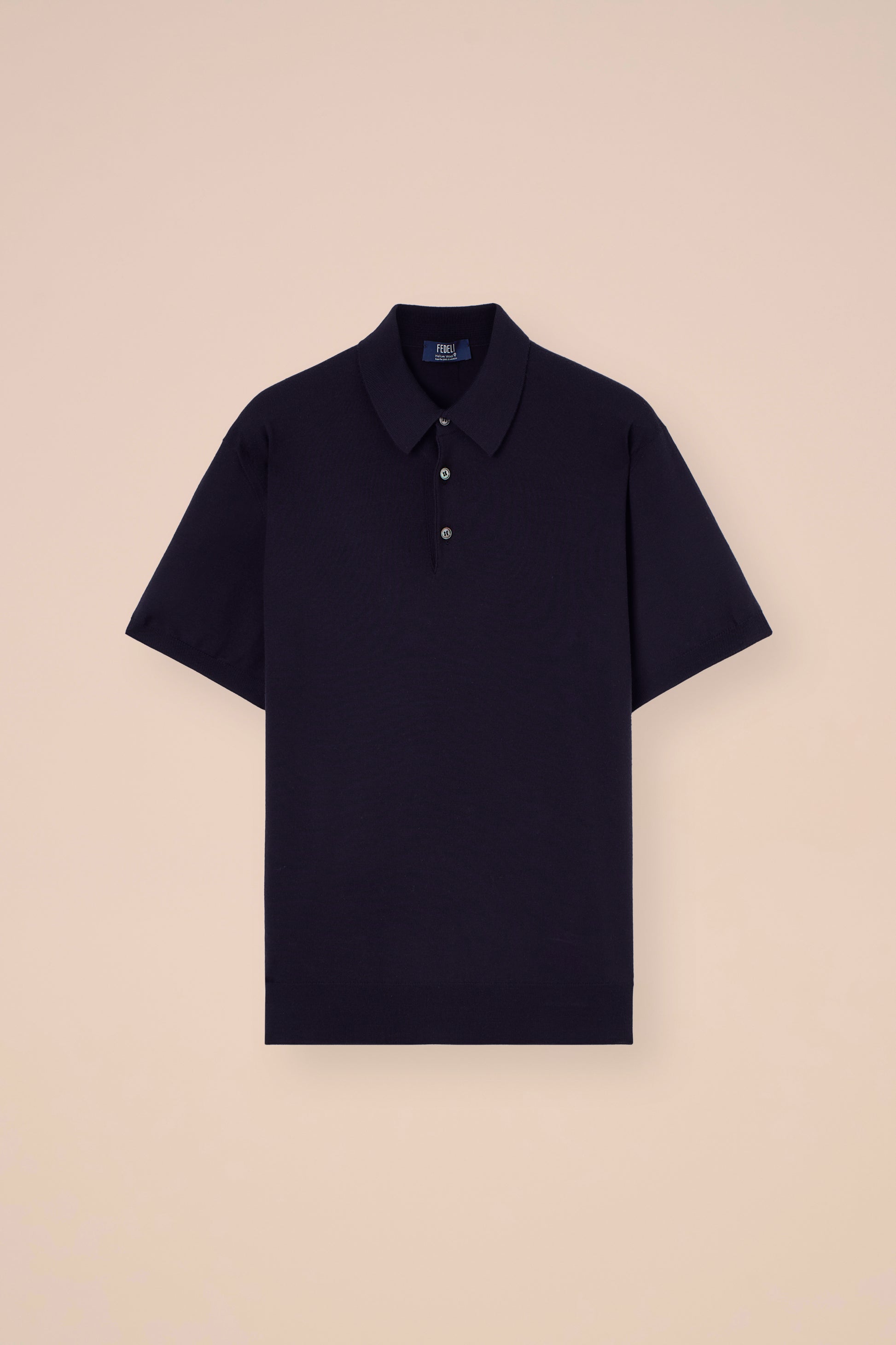 Sportman Helium Wool Knit Polo - MIDNIGHTBLUE