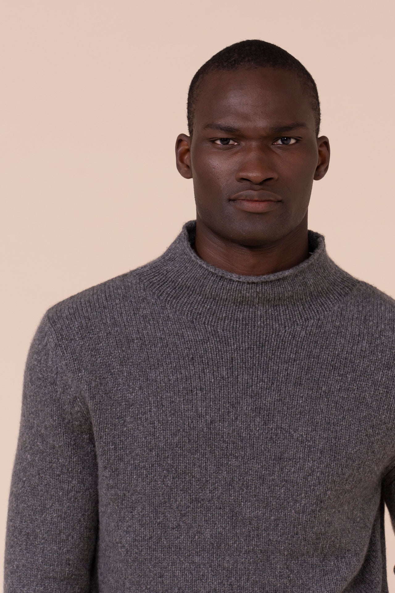 Etna Cashmere Piuma Volcano Neck - STONEMELANGE