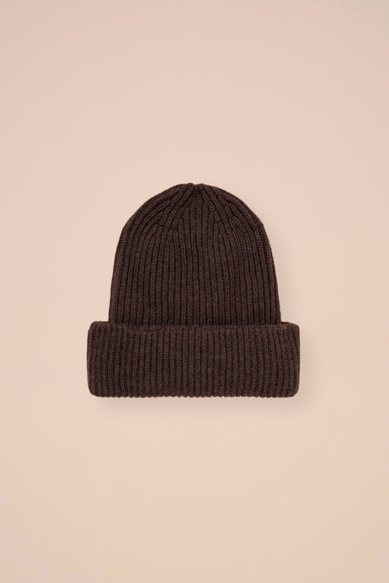 Norge Cashmere Knit Beanie - OLIVEGREENMELANGE
