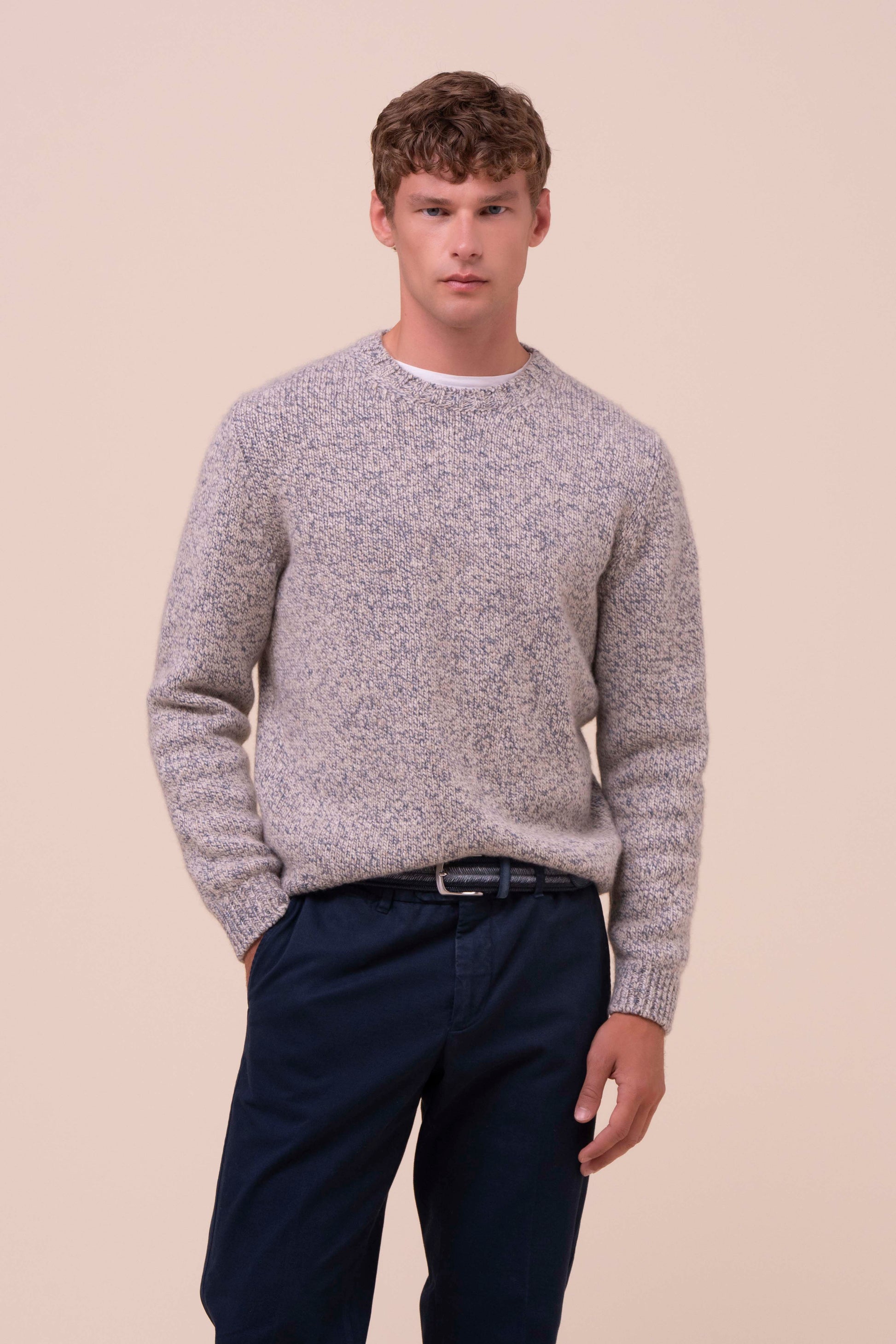 Argentina maglia girocollo in cashmere Scotland - LIGHTDENIM