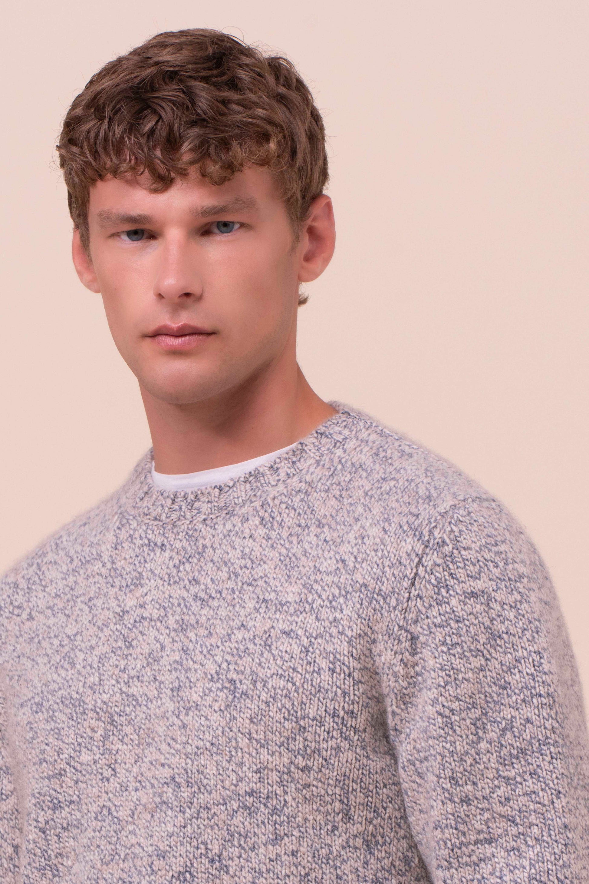 Argentina maglia girocollo in cashmere Scotland - LIGHTDENIM