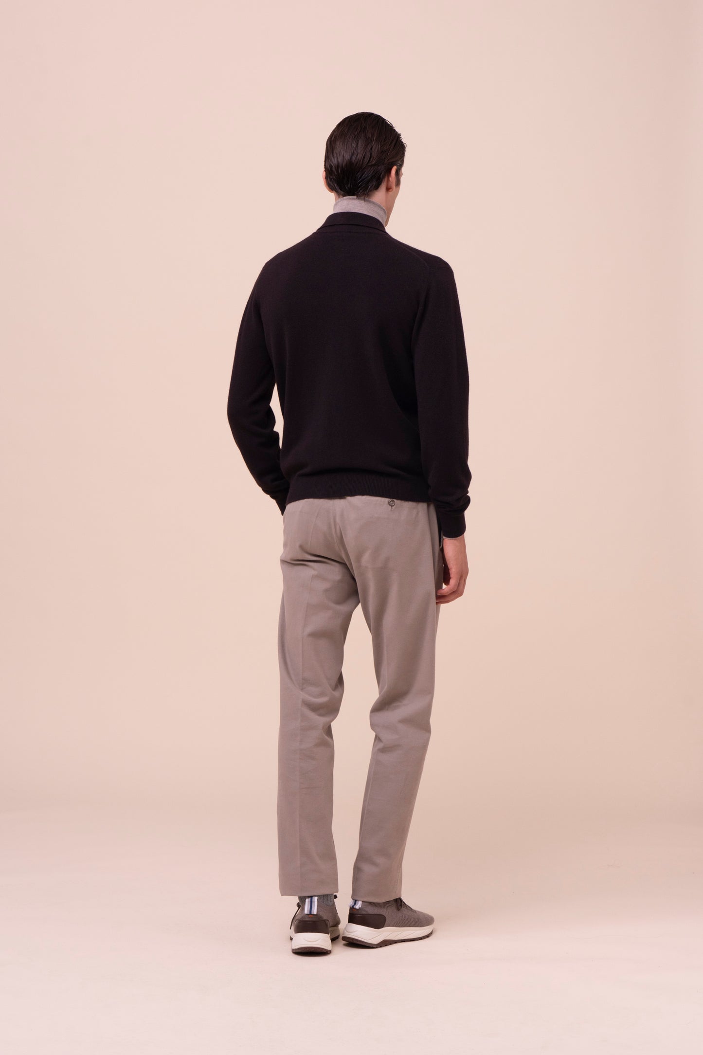 Logan Cashmere Shirt - DARKCHOCOLATE