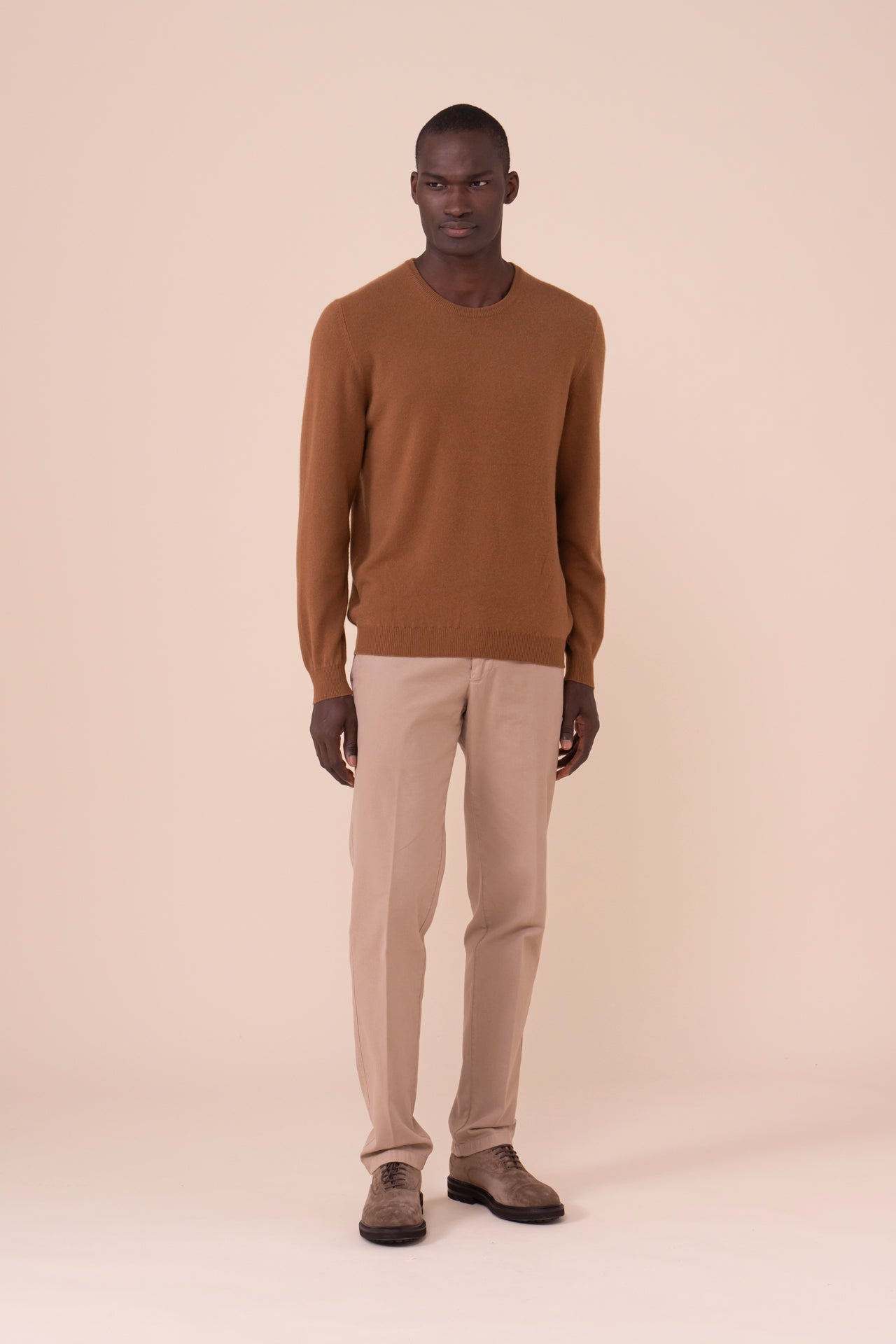 Argentina Vicuna Crewneck - SIENNA