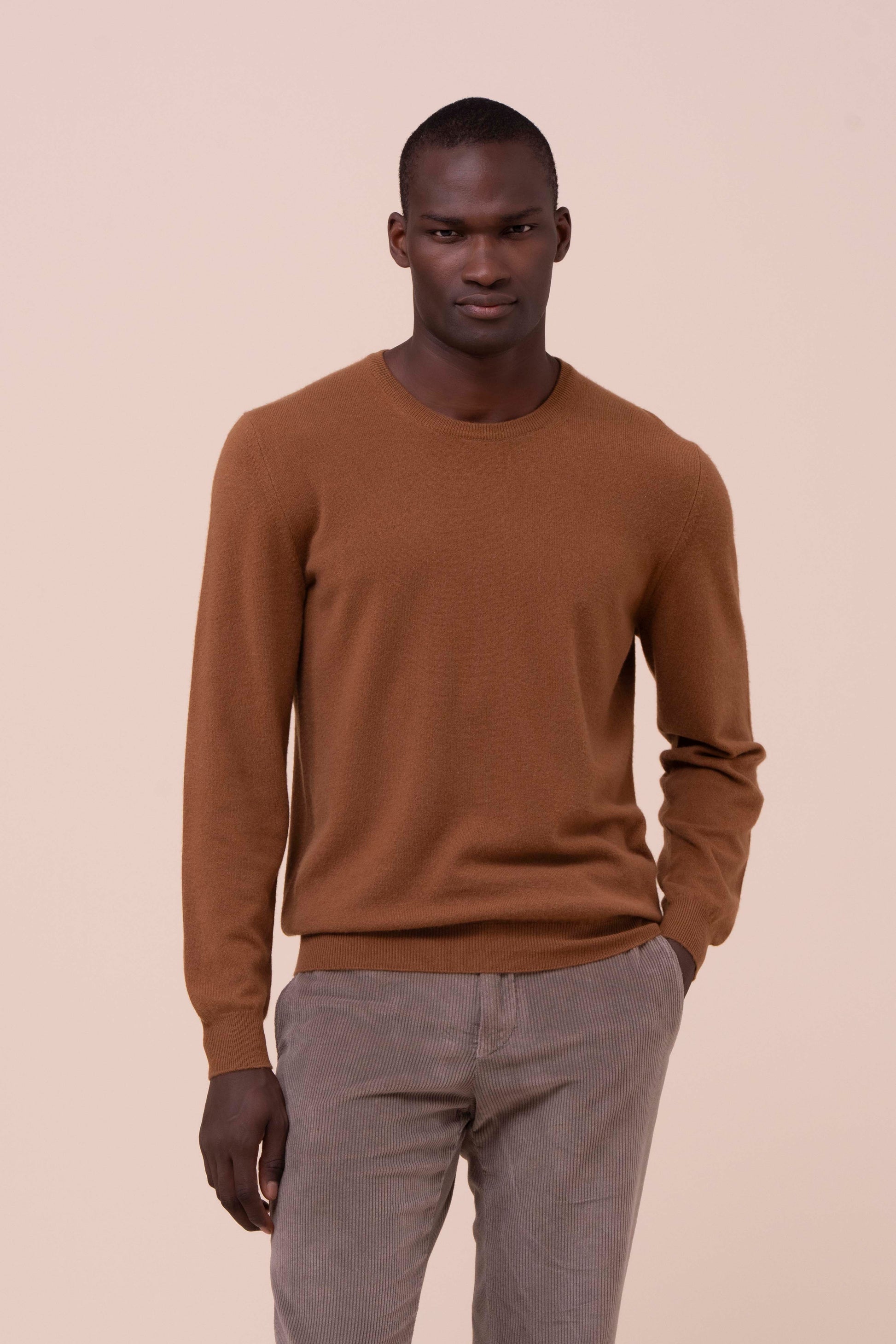 Argentina maglia girocollo in vicuña - SIENNA