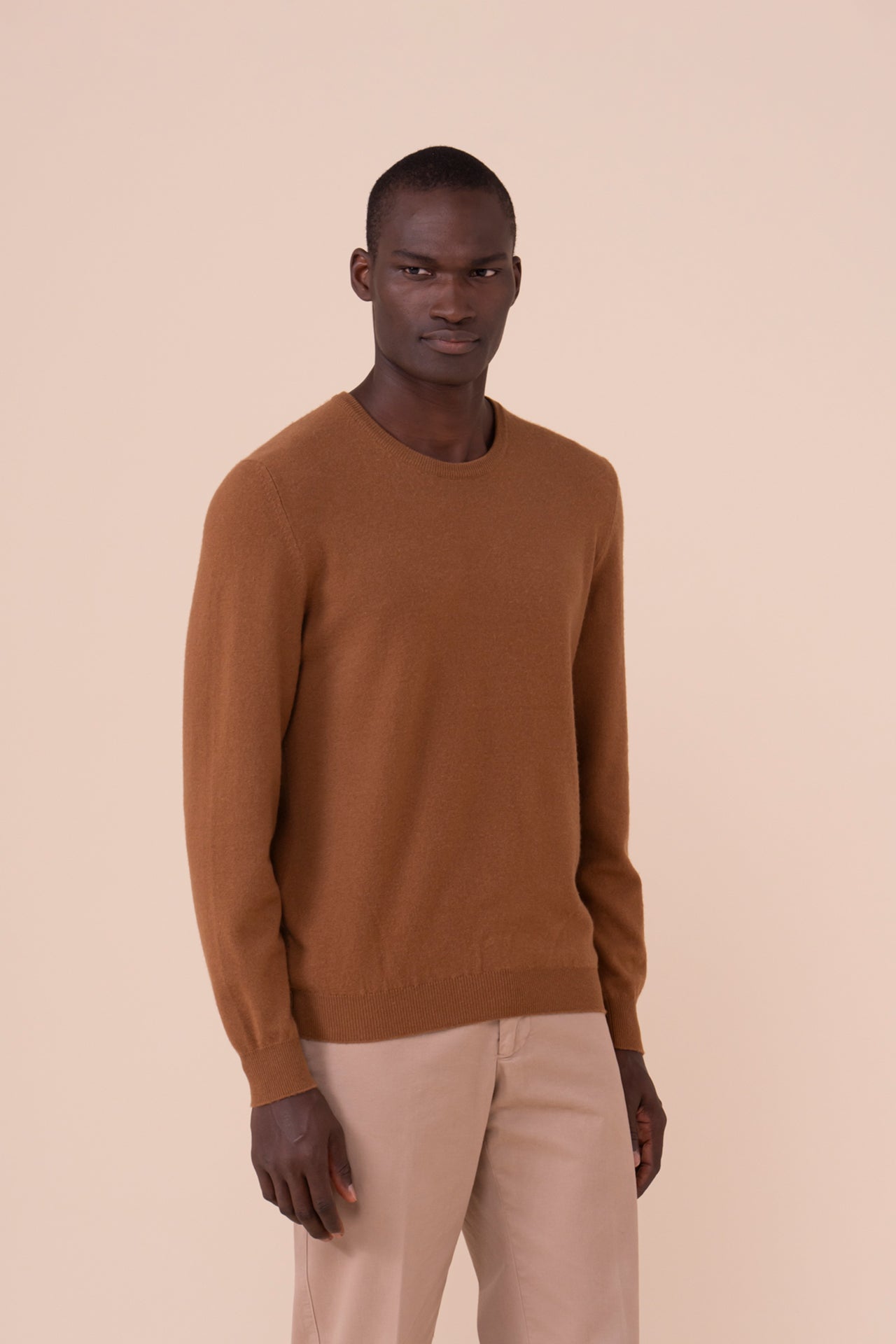 Argentina Vicuna Crewneck - SIENNA