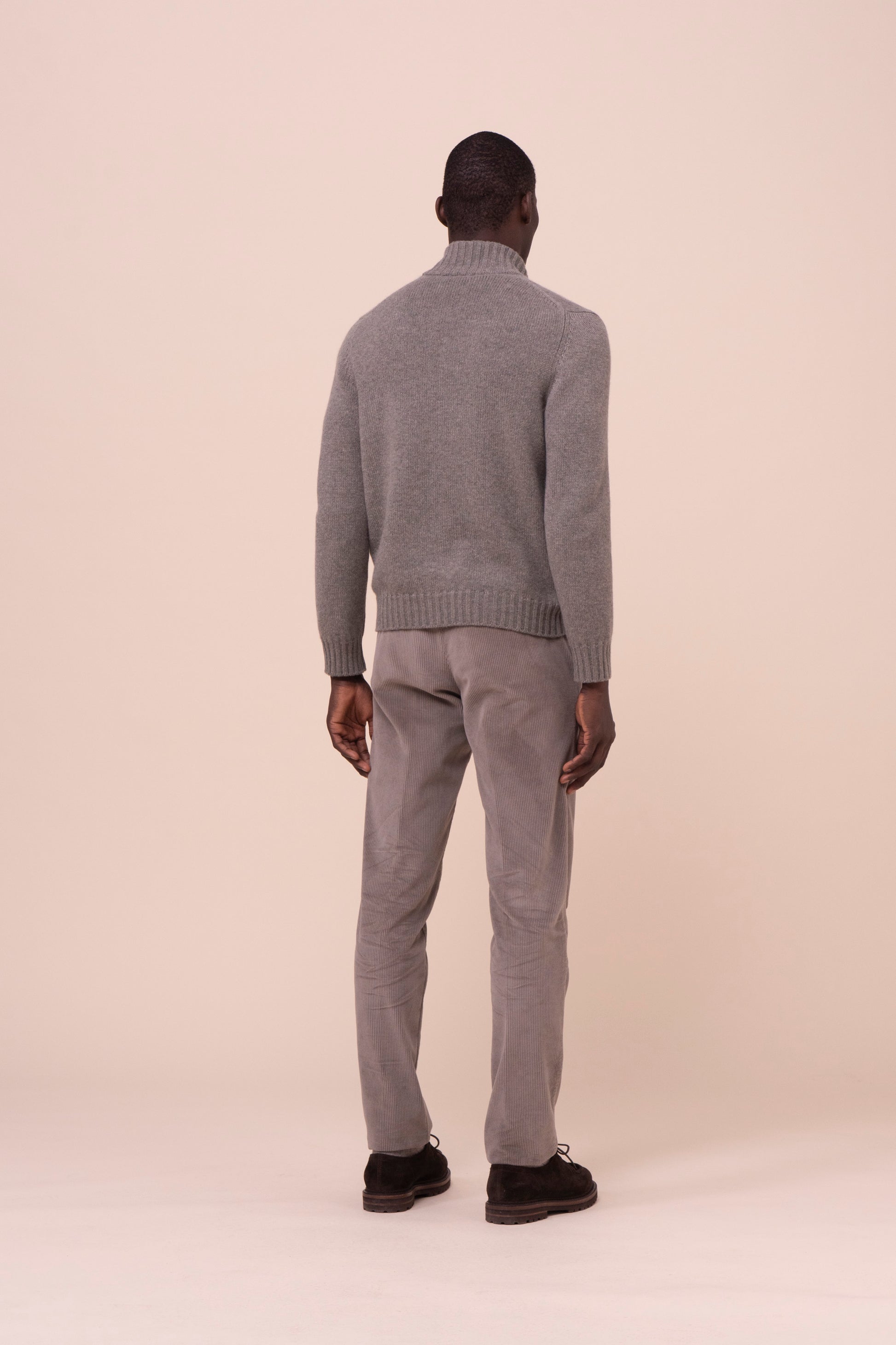 Favonius 428 cardigan in cashmere con bottoni - SAGEGREEN