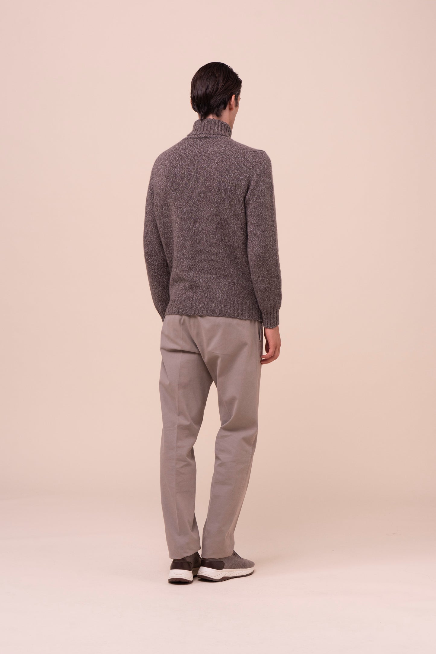 Derby 428 dolcevita in cashmere mix - DARKGREIGE