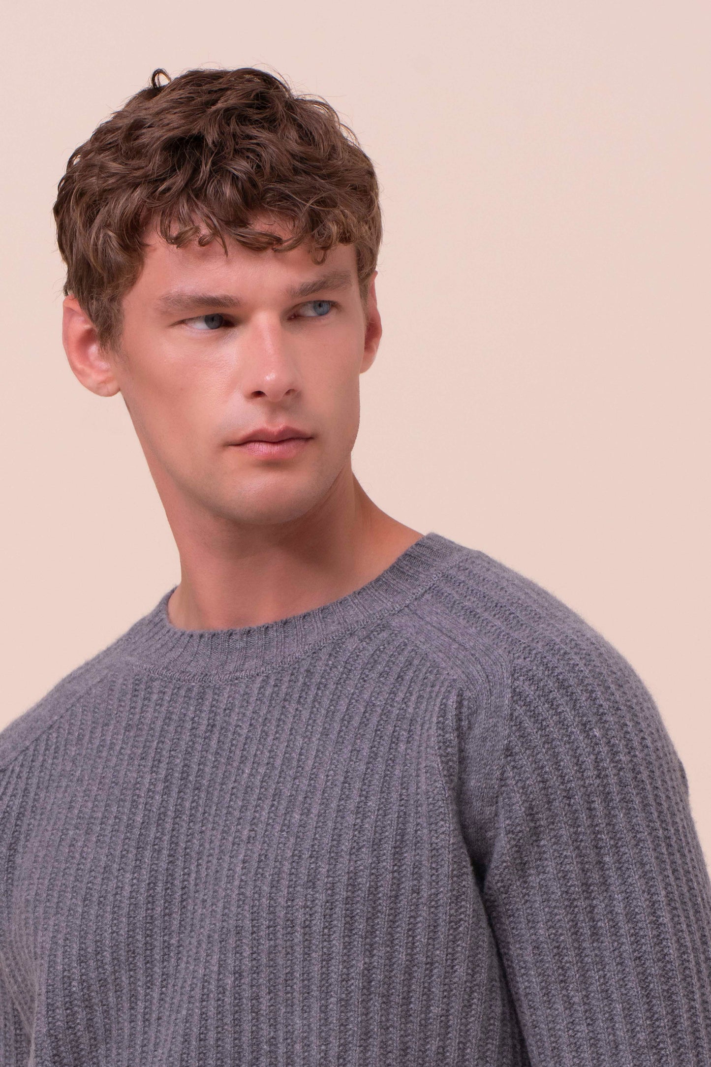 Ladak maglia girocollo in lana e cashmere - FLANNEL
