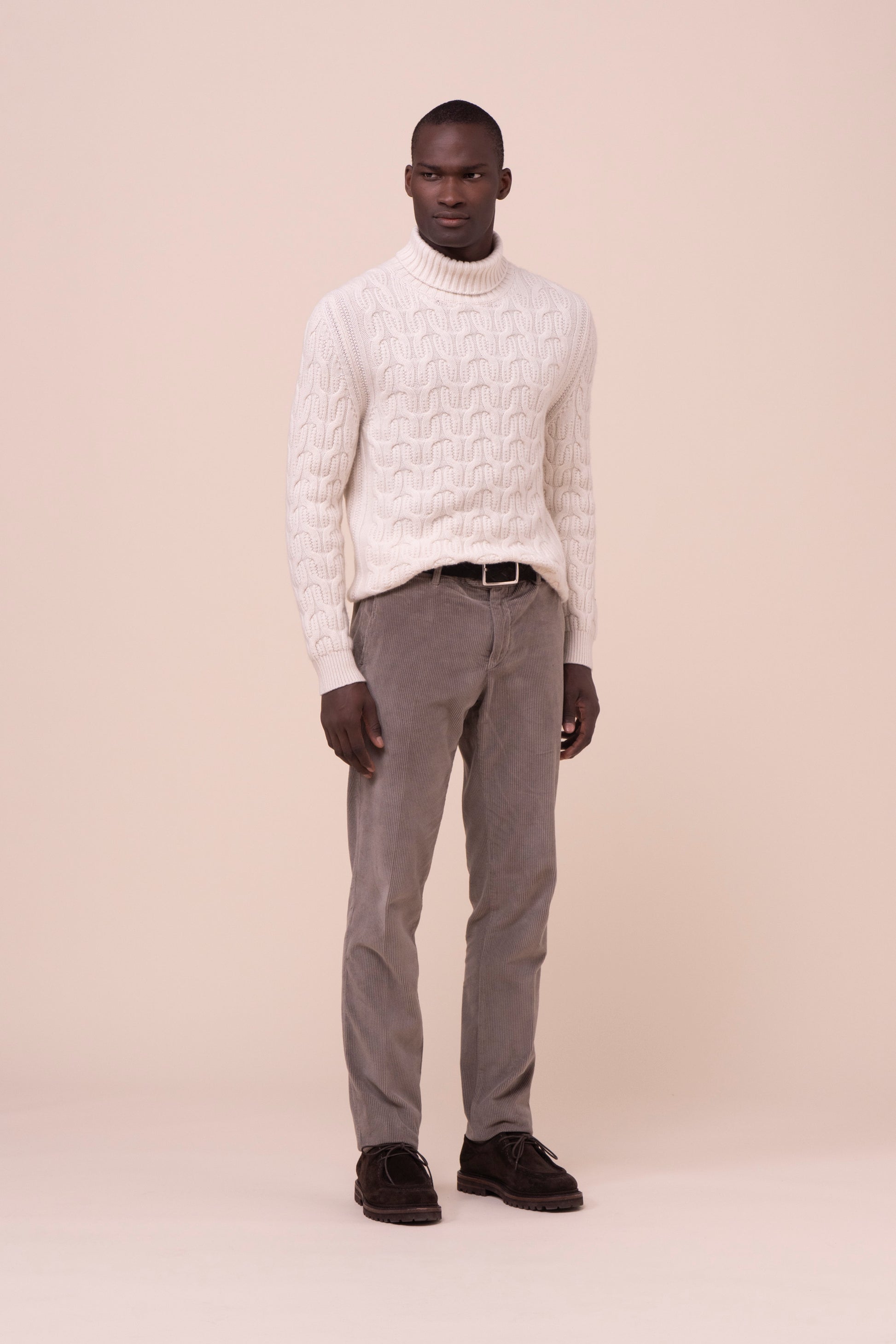 Gardena dolcevita a trecce in baby cashmere - ICE