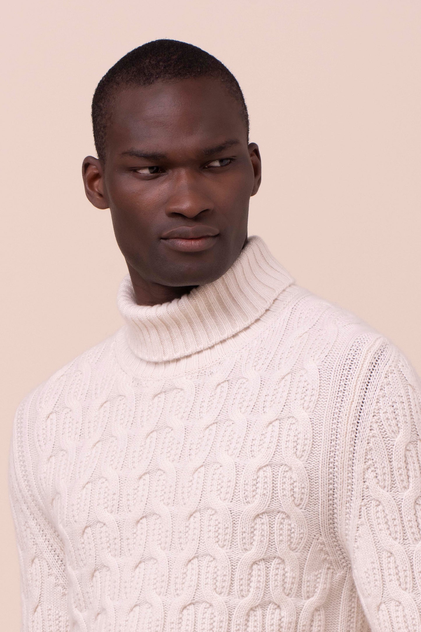 Gardena dolcevita a trecce in baby cashmere - ICE