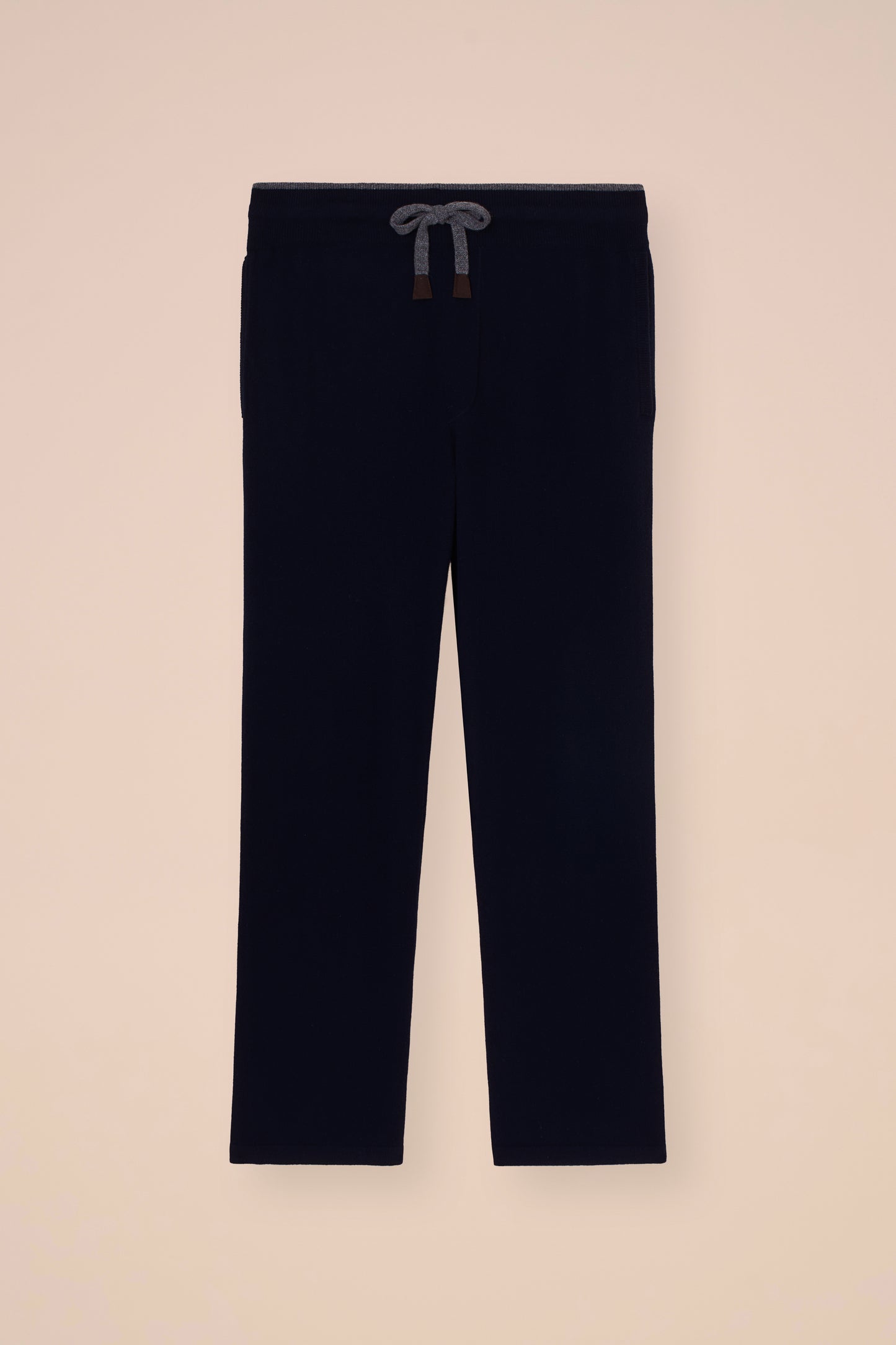 Davis pantaloni in maglia di cashmere - MIDNIGHTBLUE