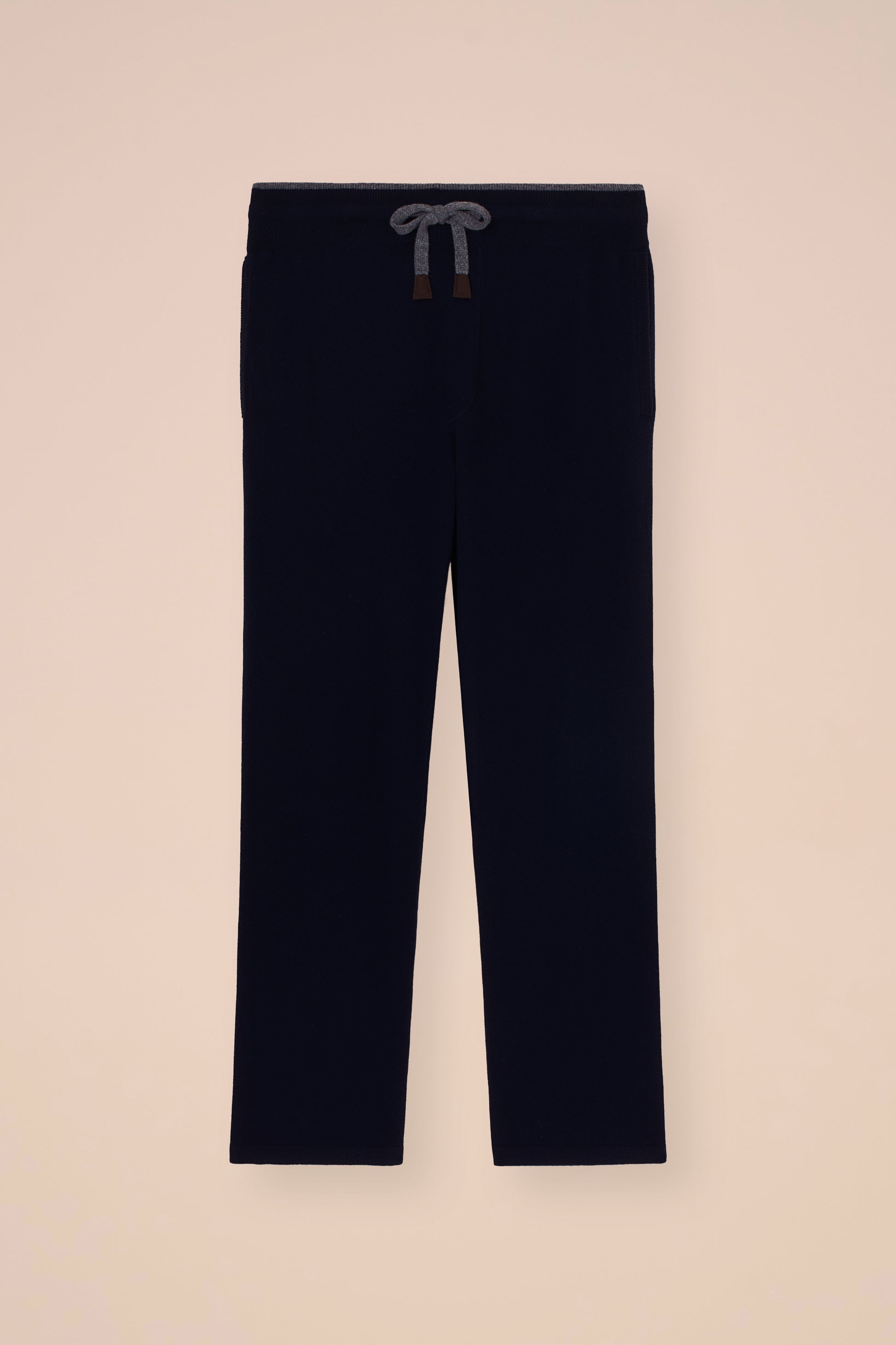 Davis pantaloni in maglia di cashmere - MIDNIGHTBLUE