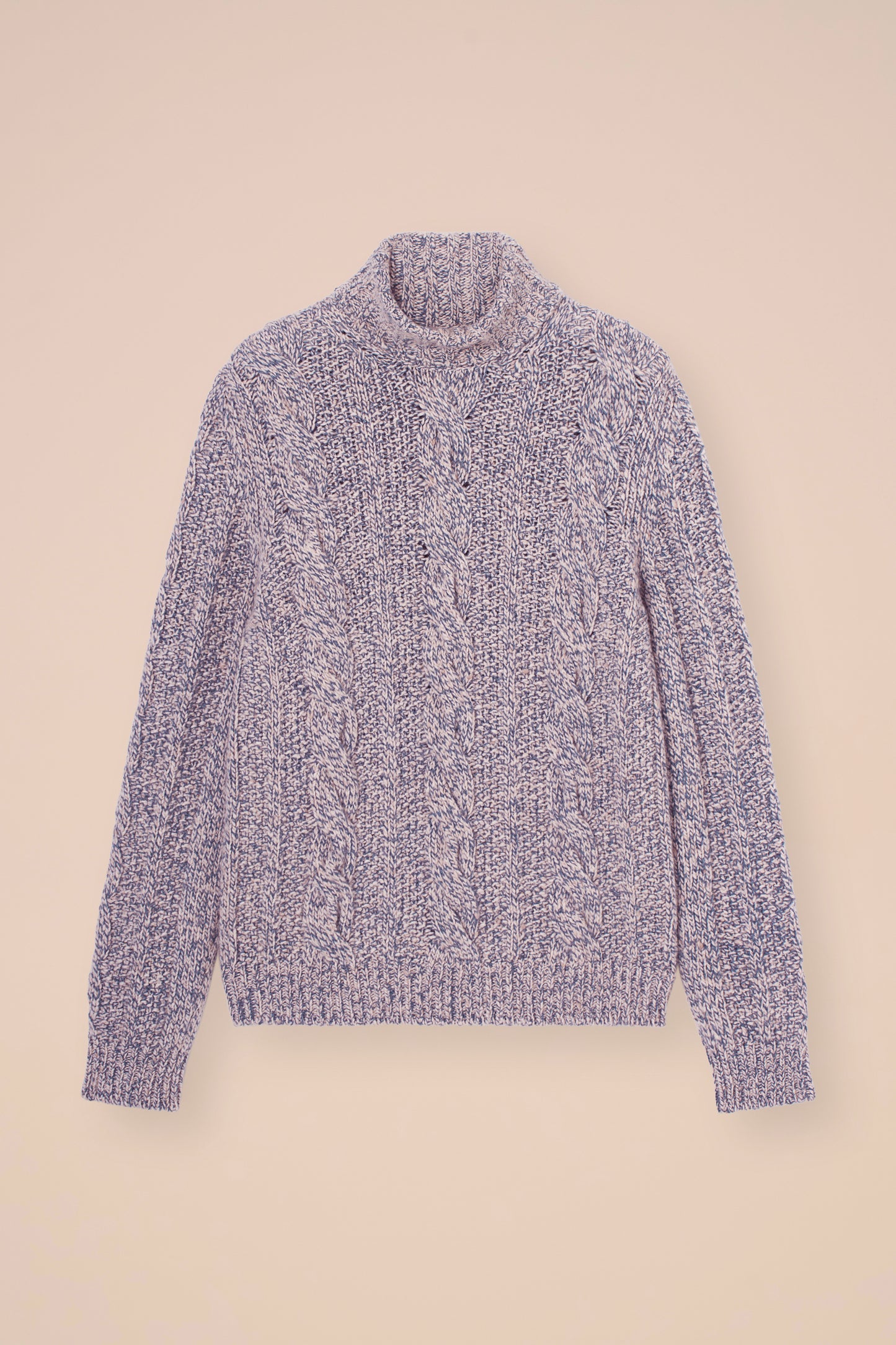 Derby Karl Cashmere Scotland Turtleneck - LIGHTDENIM