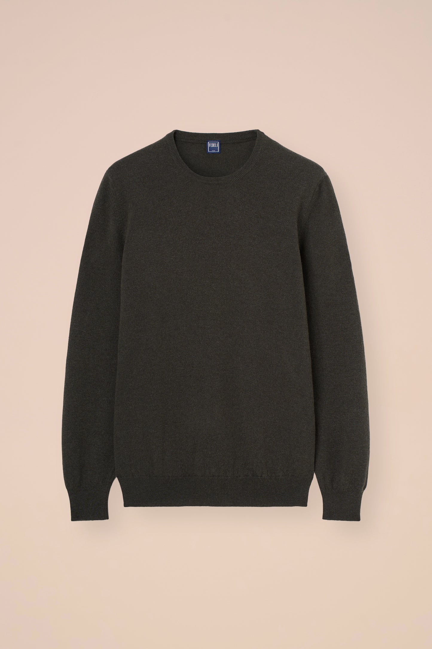 Argentina slim maglia girocollo in cashmere - LIGHTDENIM