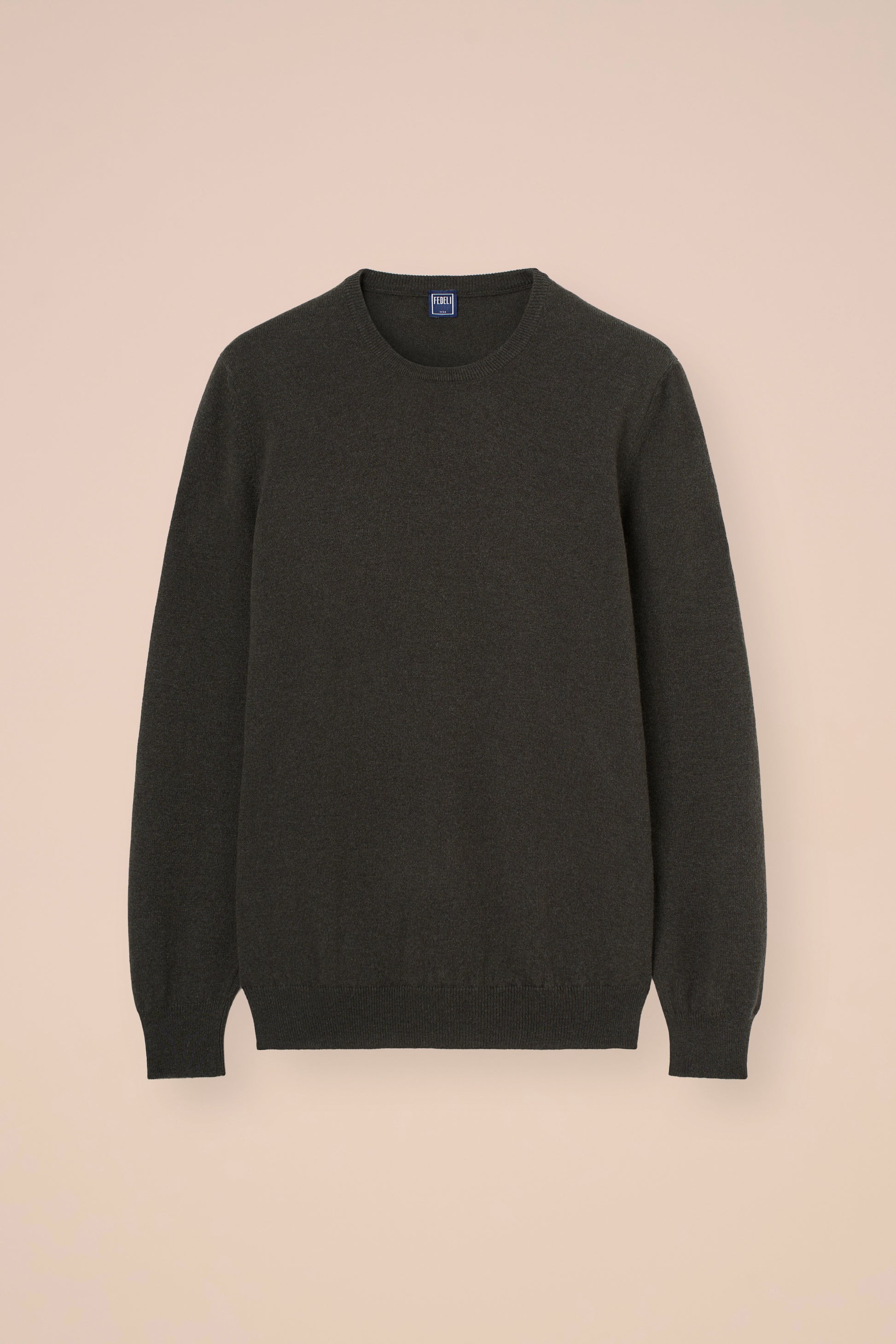Argentina slim maglia girocollo in cashmere - LIGHTDENIM