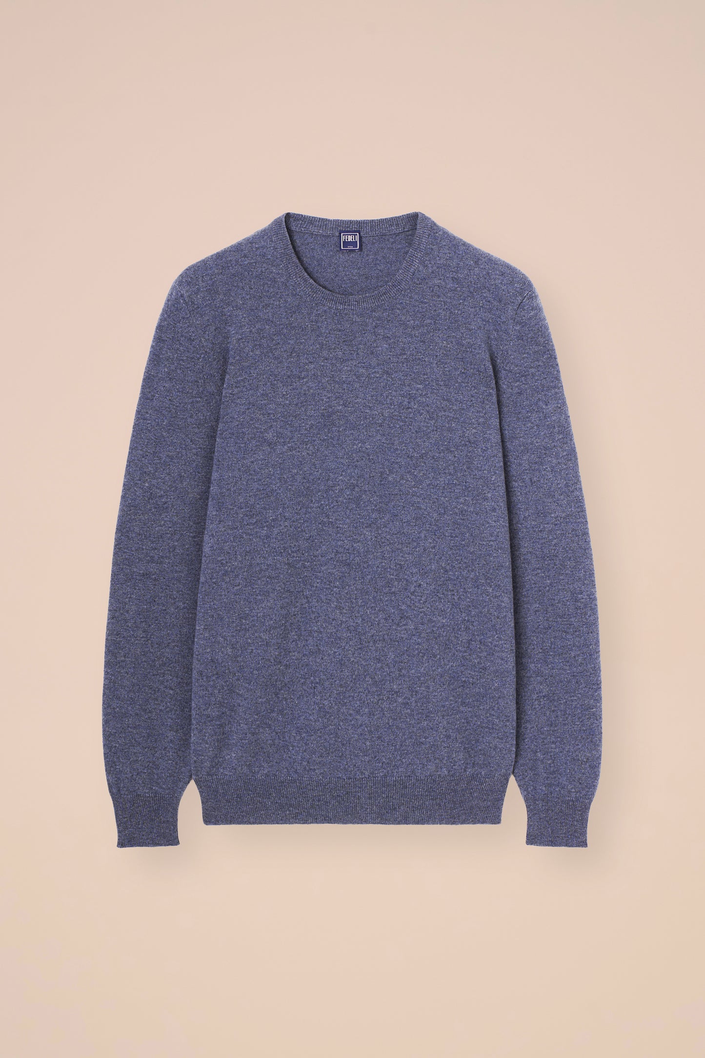 Argentina slim maglia girocollo in cashmere - LIGHTDENIM