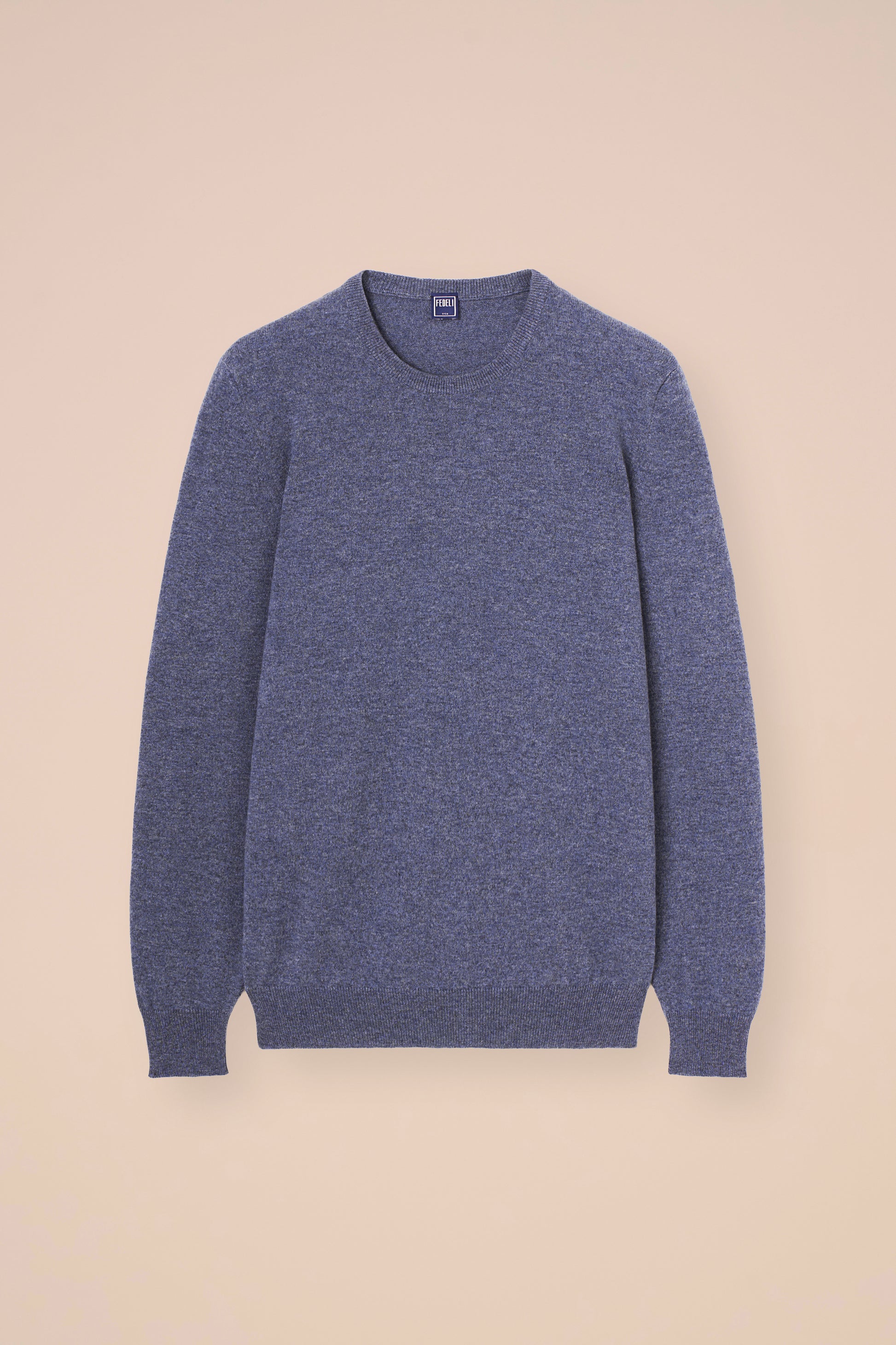 Argentina slim maglia girocollo in cashmere - LIGHTDENIM