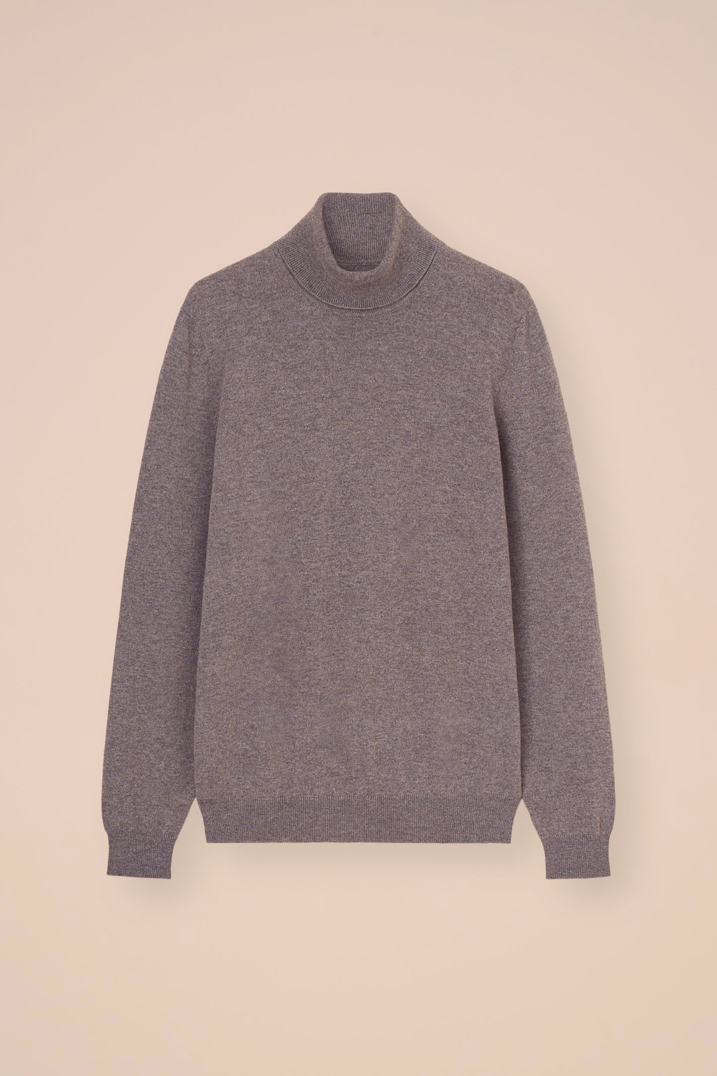 Derby slim maglia in cashmere a collo alto - LIGHTDENIM