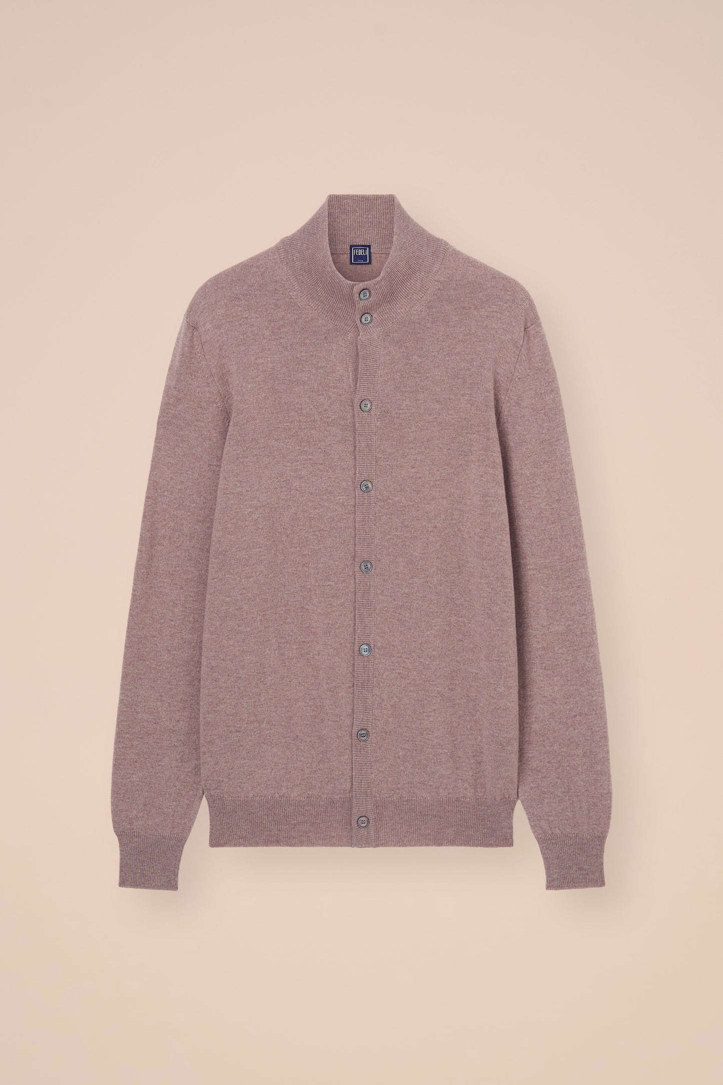 Favonius cardigan in cashmere con bottoni - MAROON