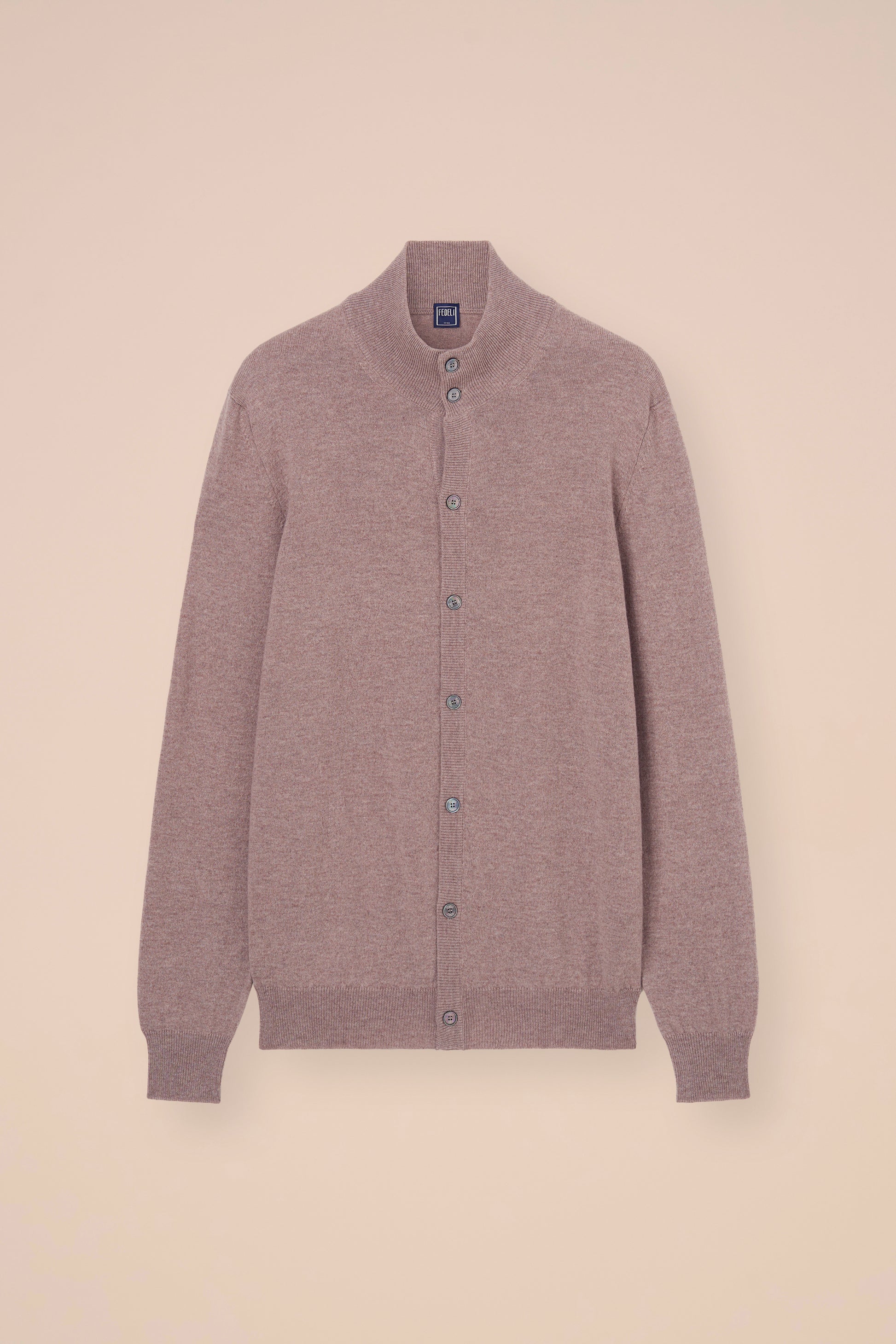 Favonius cardigan in cashmere con bottoni - MAROON