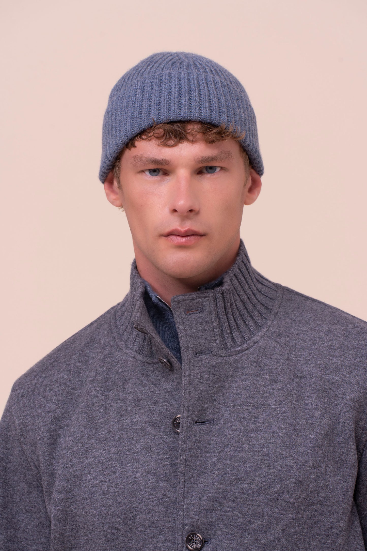 Alfredo cappello in maglia di cashmere - LIGHTDENIM