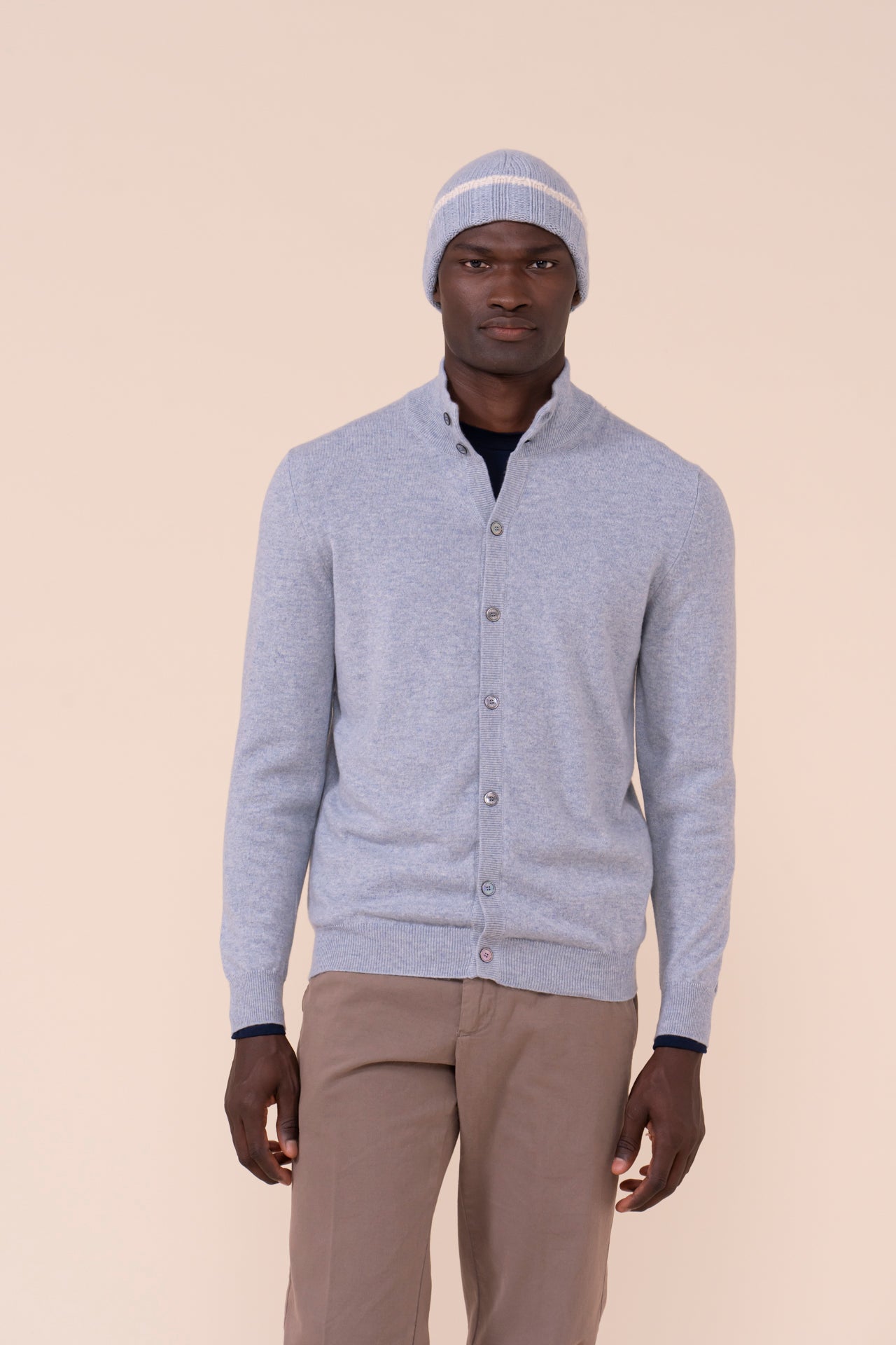 Amigo Cashmere Beanie - Bicolor - WAVEMELANGE