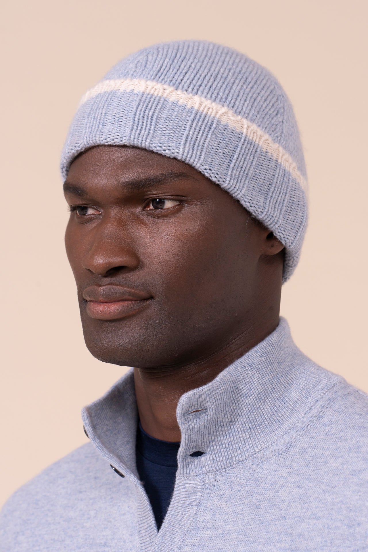 Amigo Cashmere Beanie - Bicolor - WAVEMELANGE