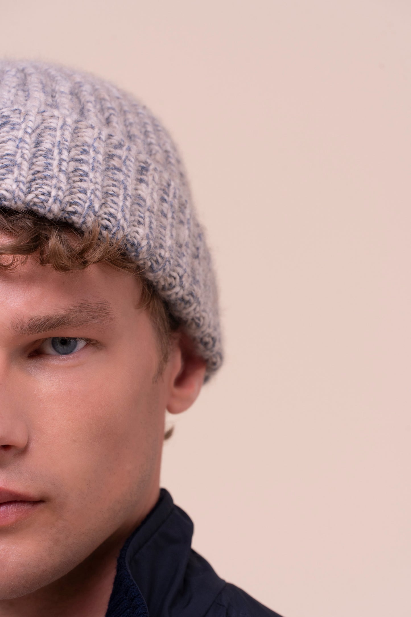Alfredo berretto in cashmere Scotland  - LIGHTDENIM