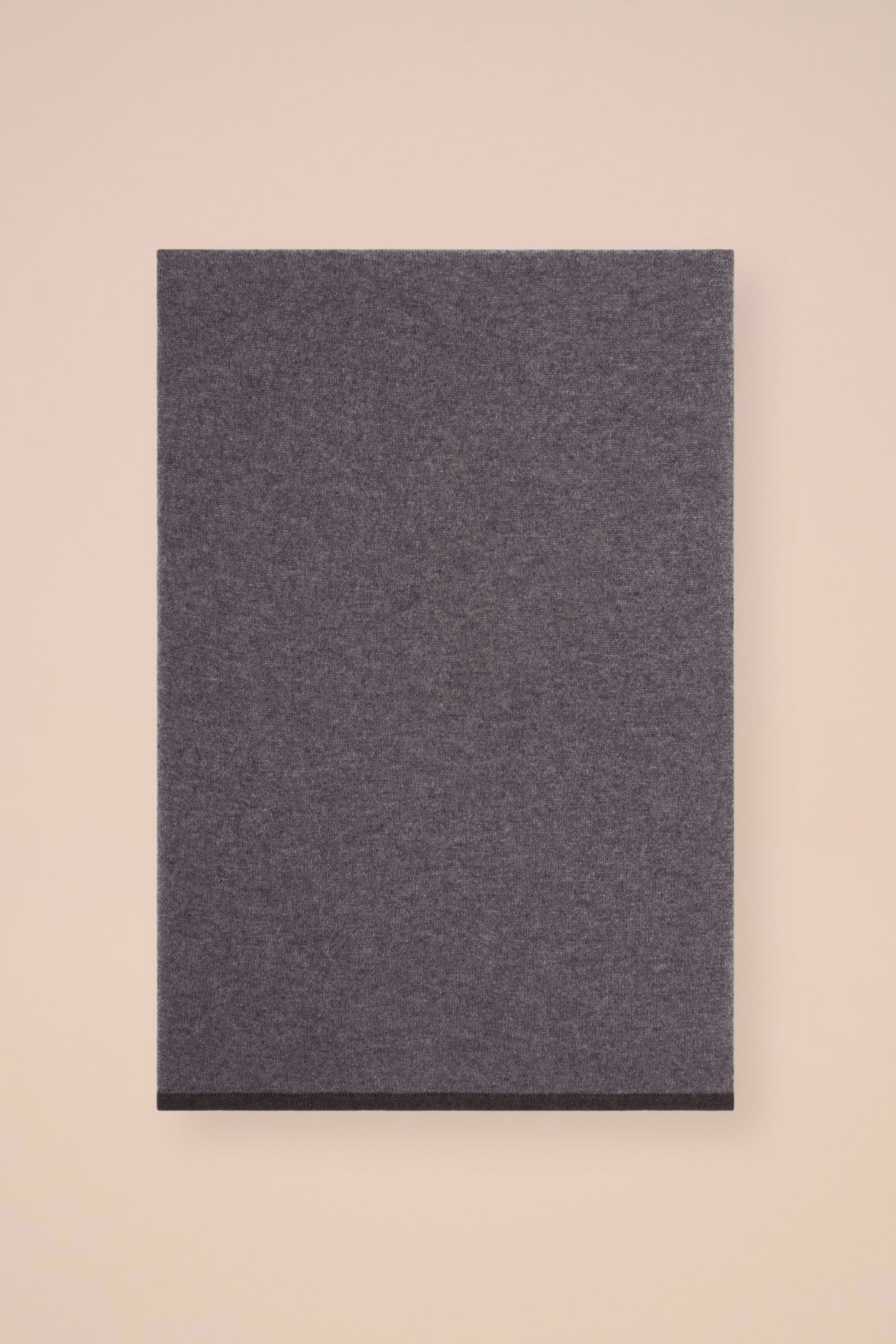 Open sciarpa in cashmere - Bicolor - BASALTGRAY