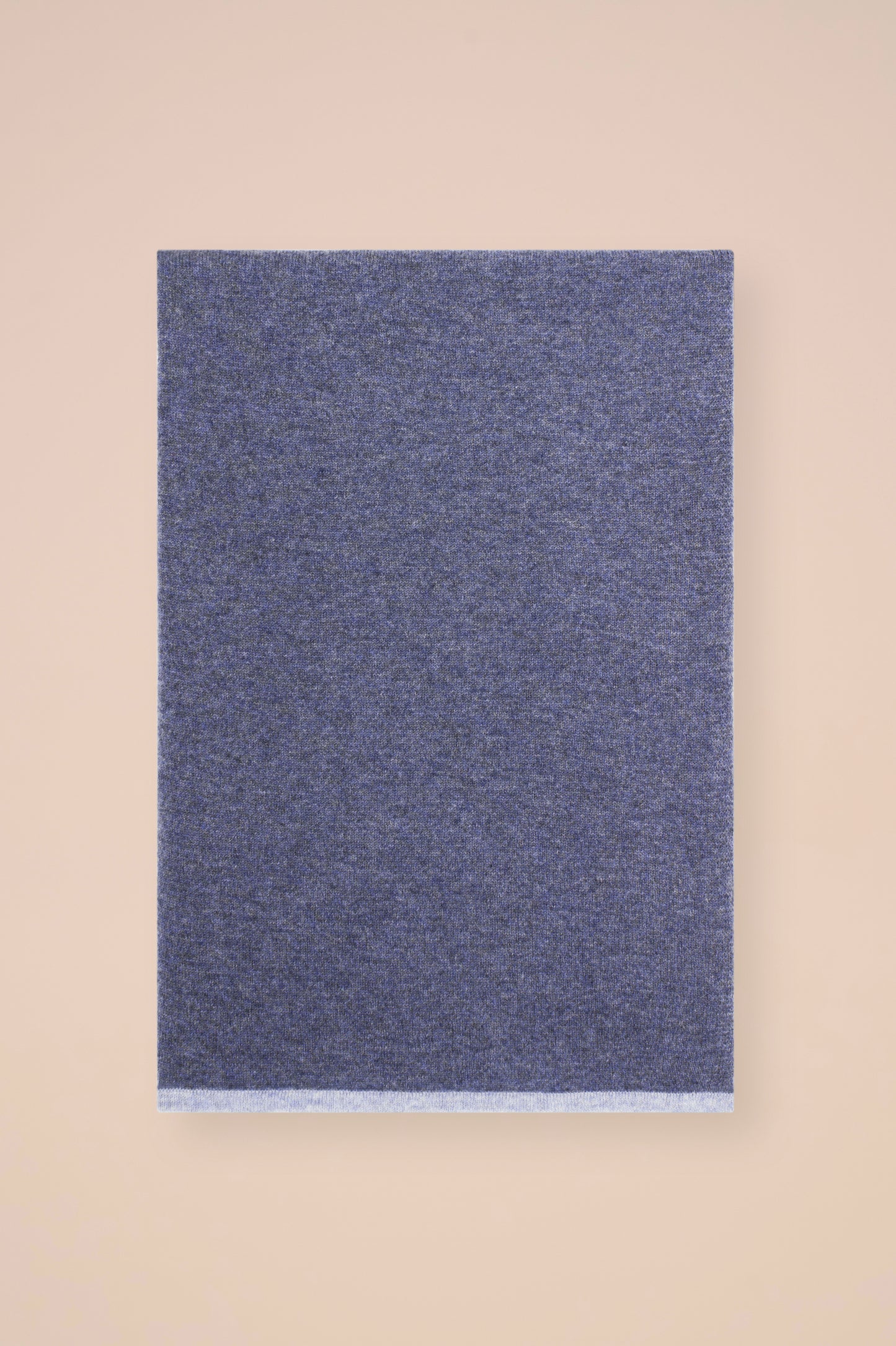 Open sciarpa in cashmere - Bicolor - BASALTGRAY