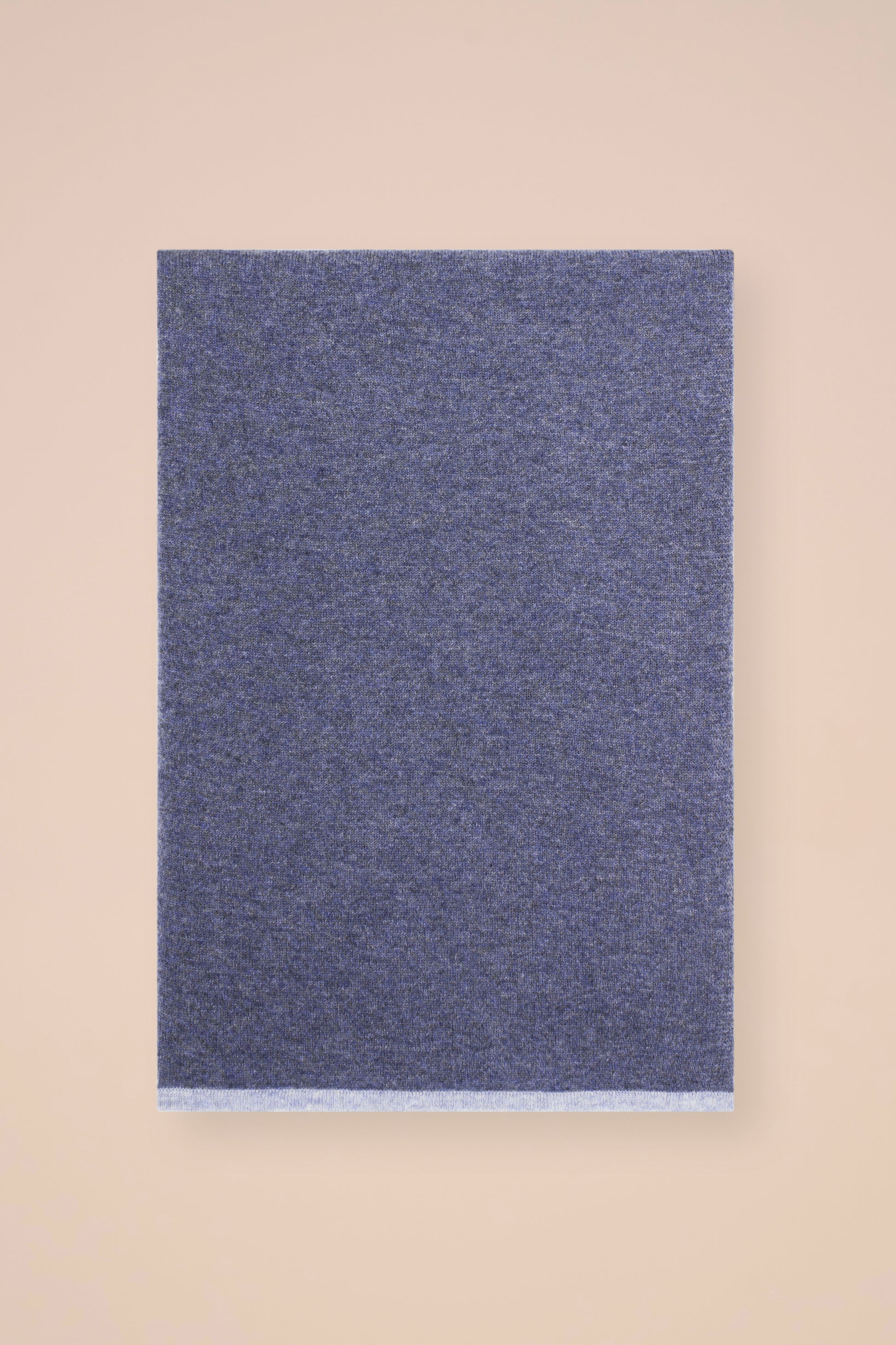 Open sciarpa in cashmere - Bicolor - BASALTGRAY
