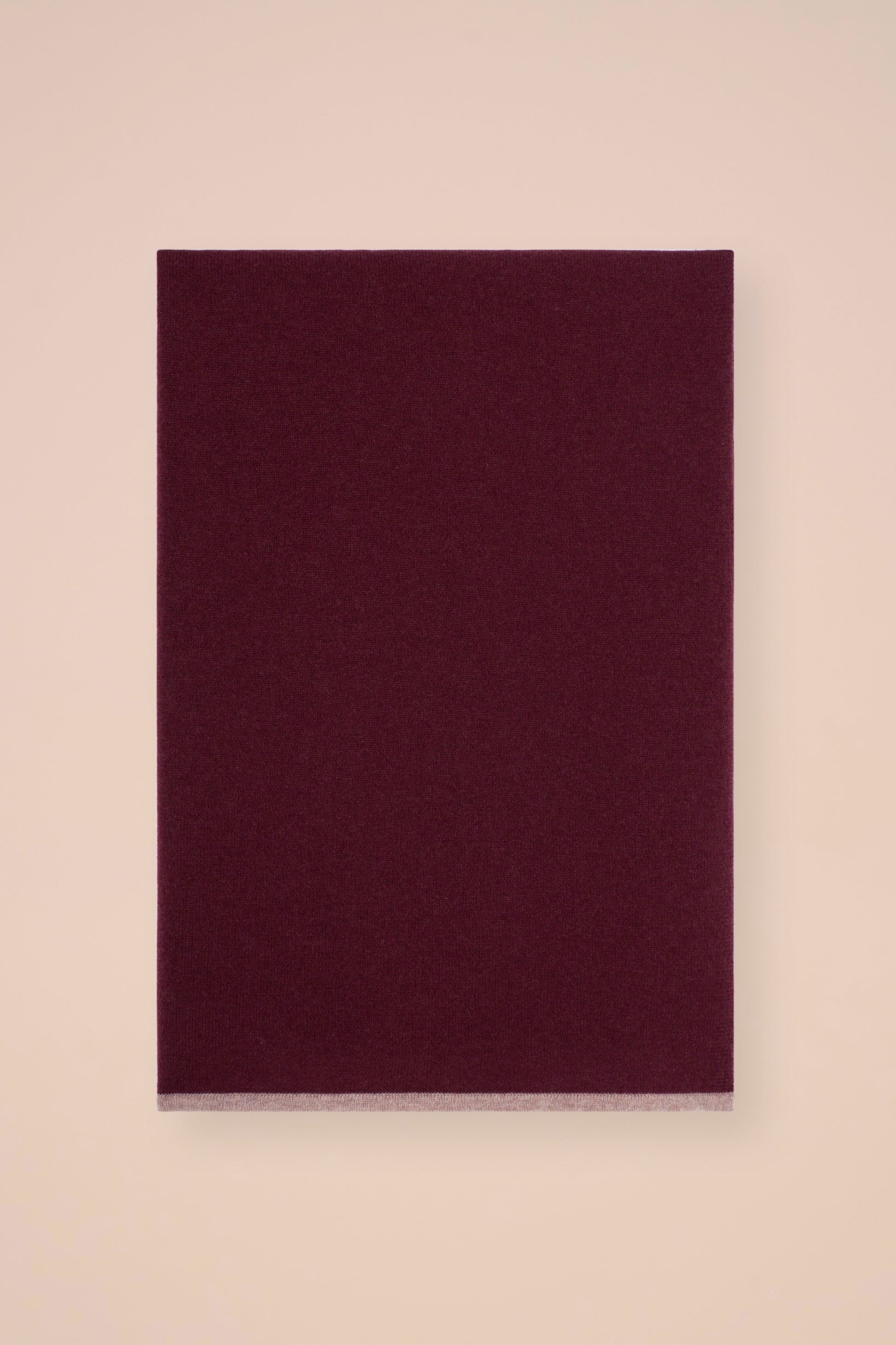 Open sciarpa in cashmere - Bicolor - BASALTGRAY