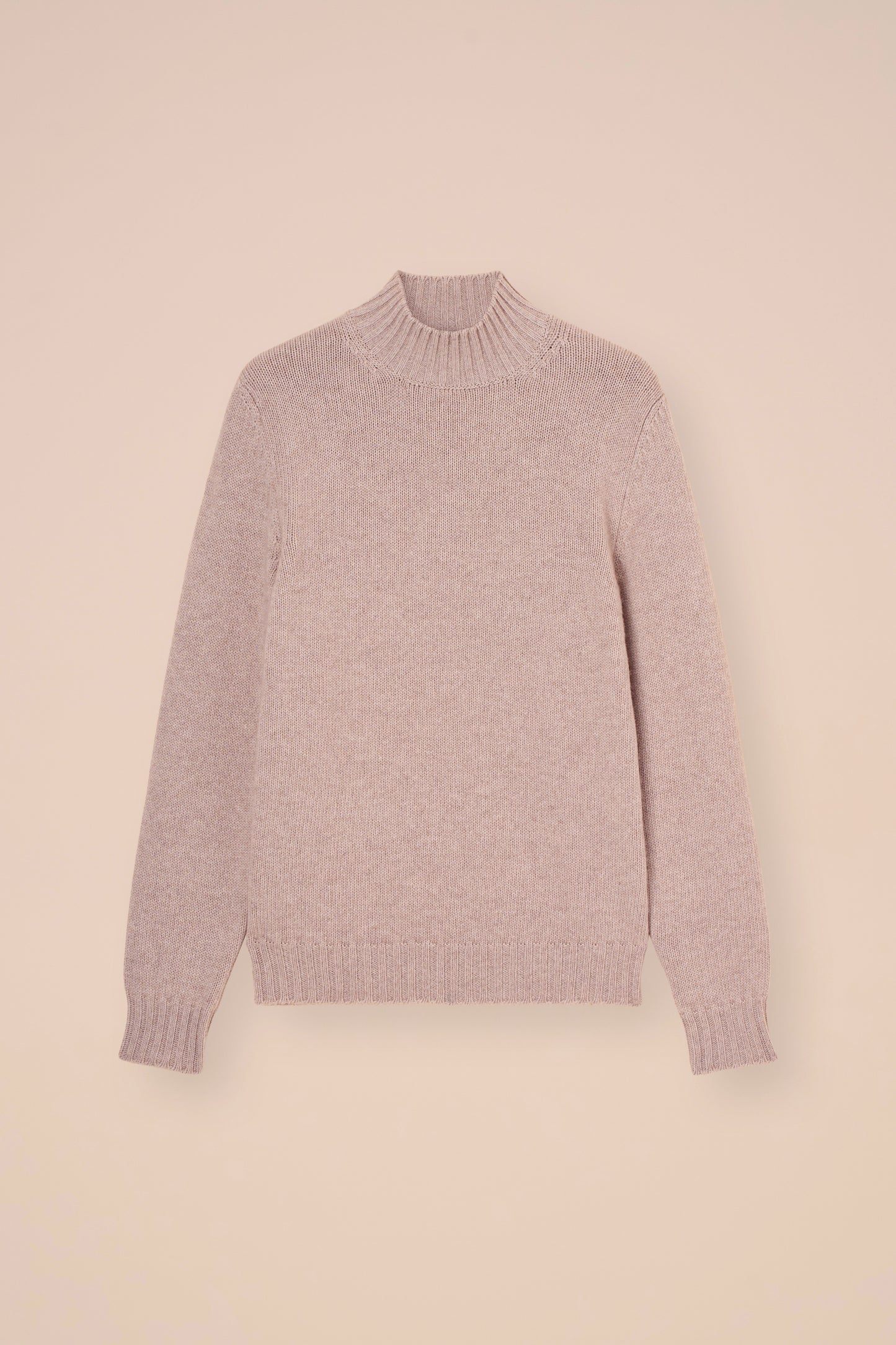 Onda Wool Cashmere Mock-Neck Sweater - ROPEMELANGE