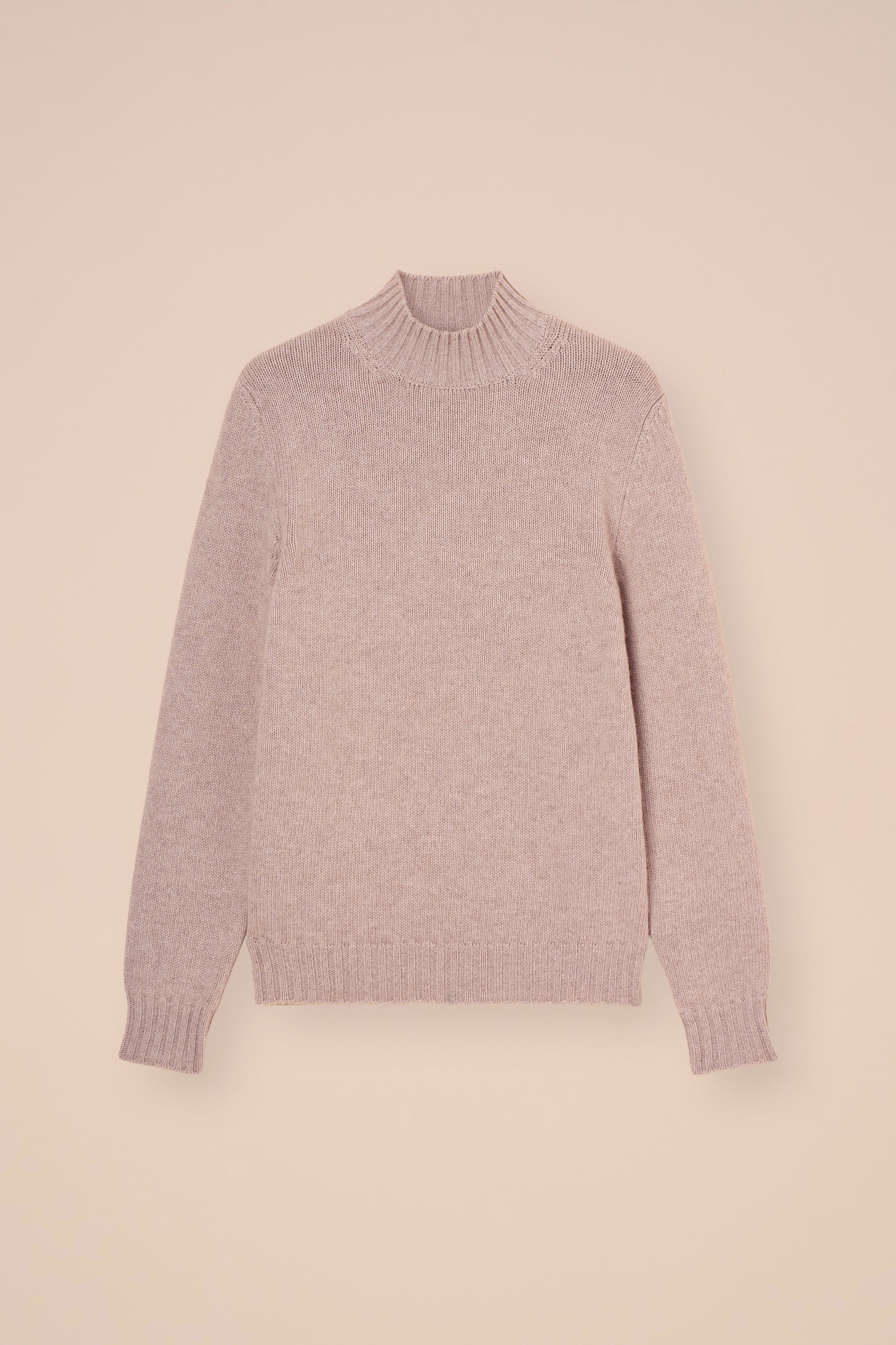 Onda Wool Cashmere Mock-Neck Sweater - ROPEMELANGE