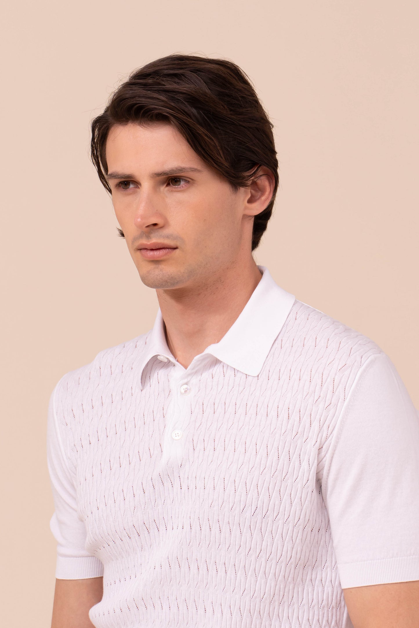 Joao Giza Organic Cotton Short Sleeve Polo - MERLOT