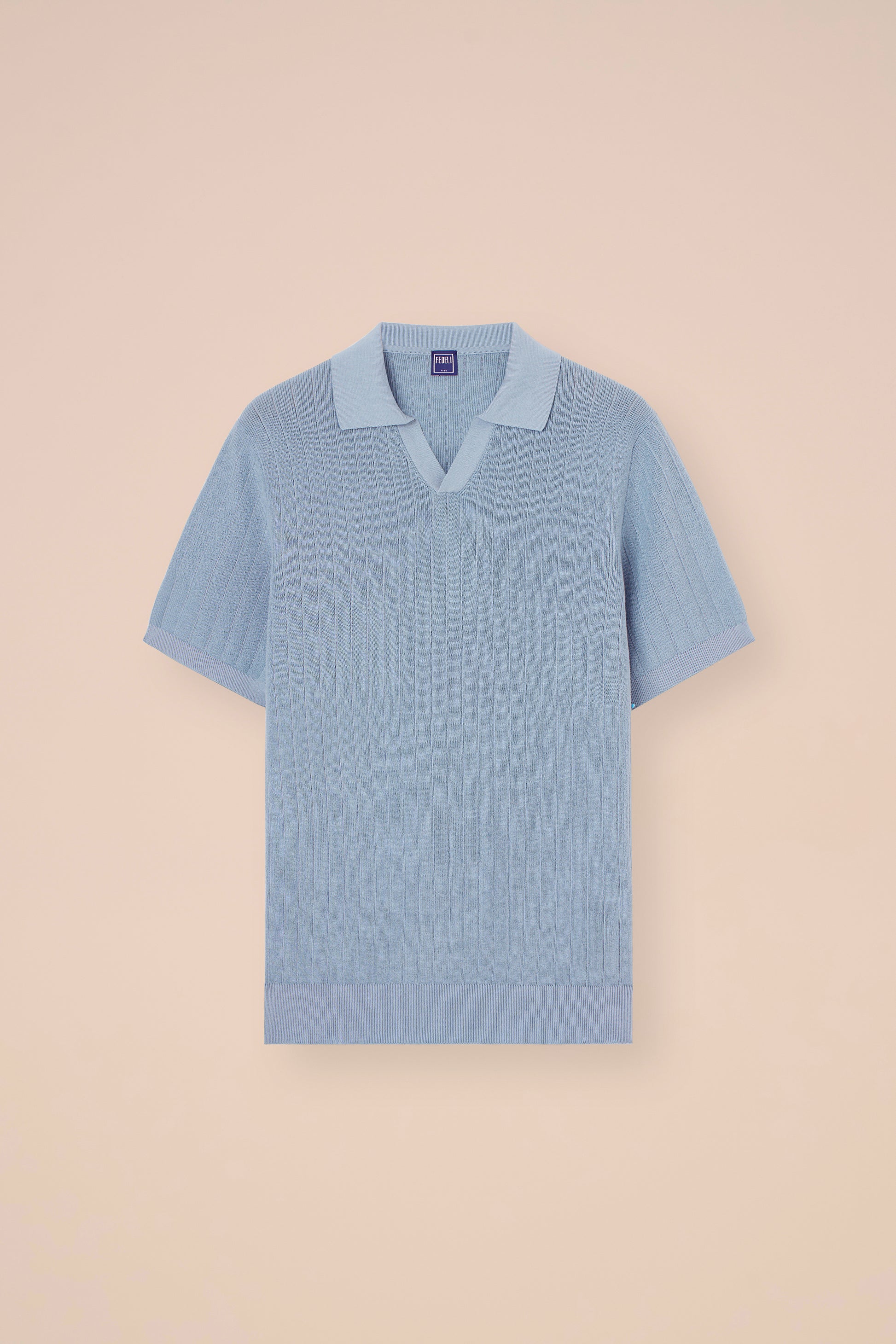 Matheus polo a maniche corte in cotone organico Giza - WHITE