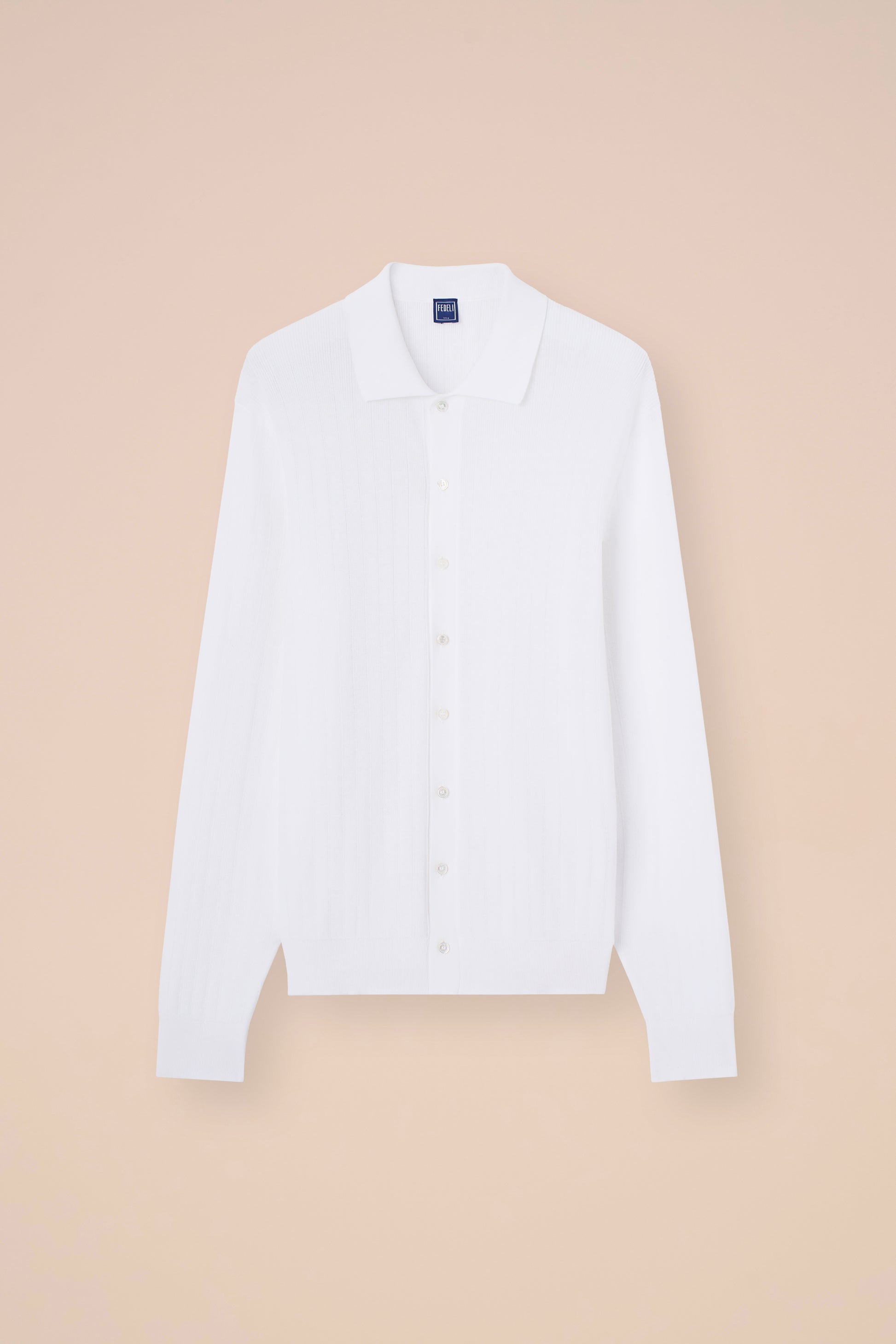 Matheus Giza Organic Cotton Knit Shirt - WHITE