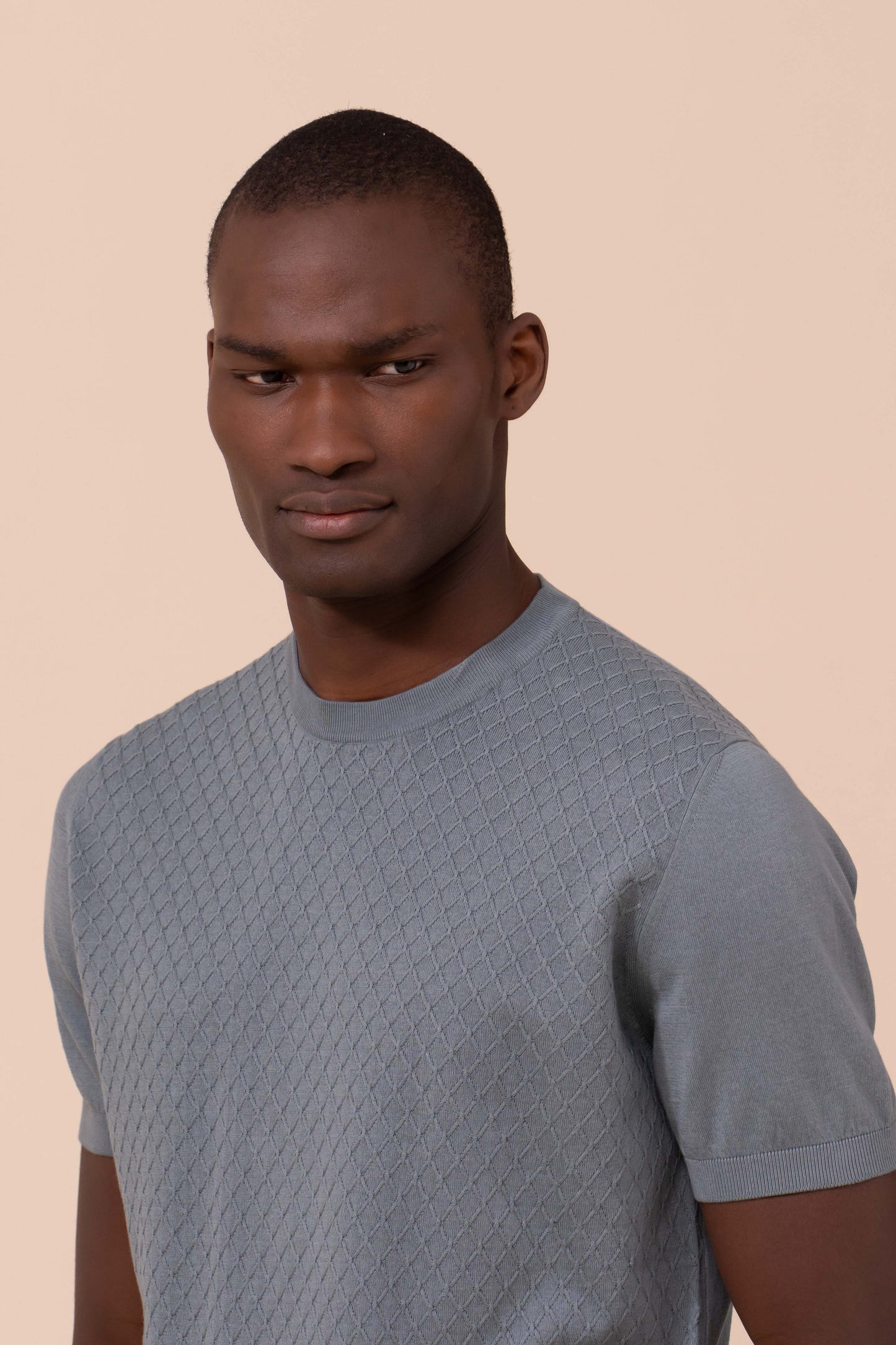 Argentina Gabriel Giza Organic Cotton Short Sleeve Crewneck - OLIVEGREEN