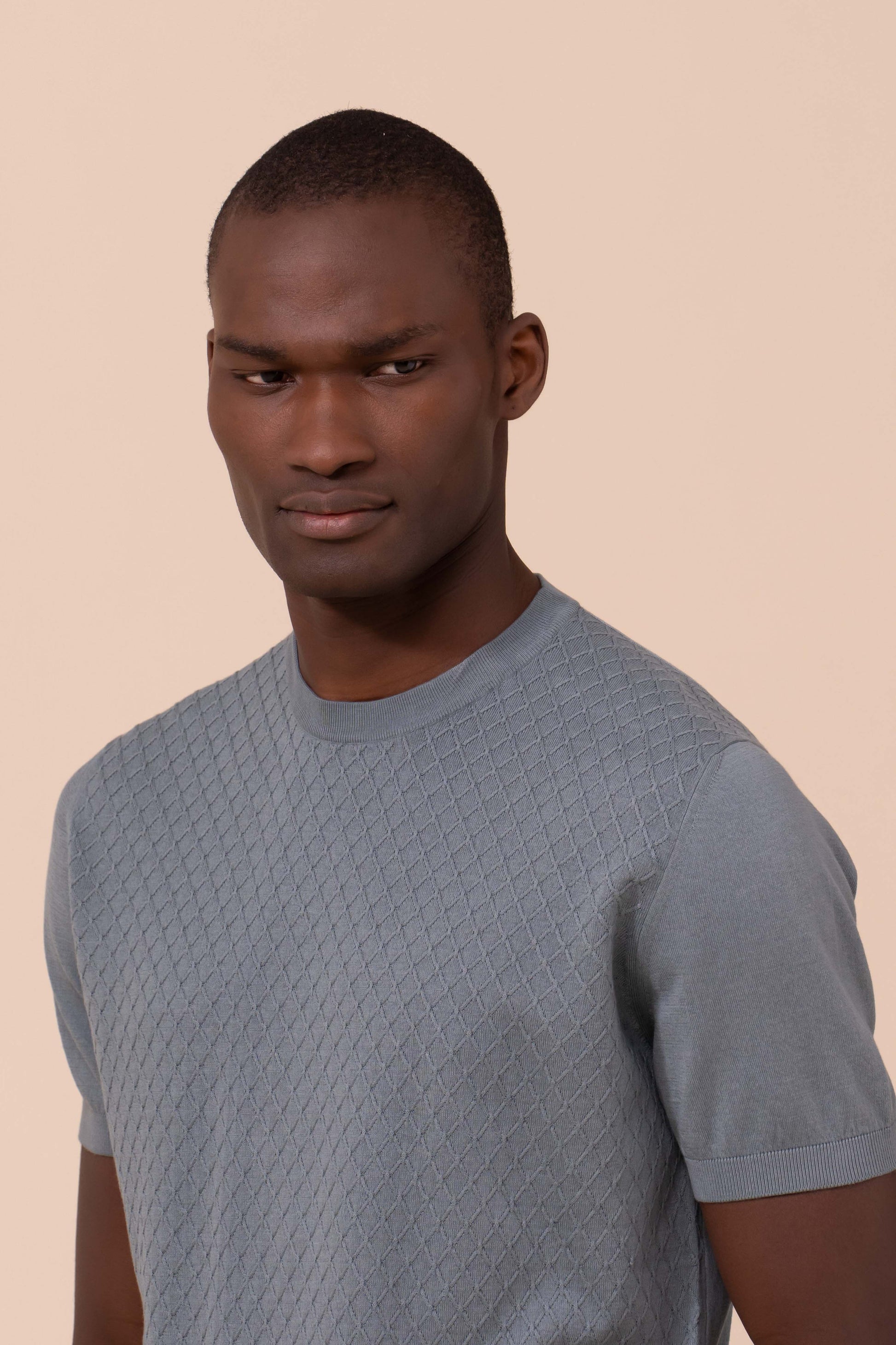Argentina Gabriel Giza Organic Cotton Short Sleeve Crewneck - OLIVEGREEN